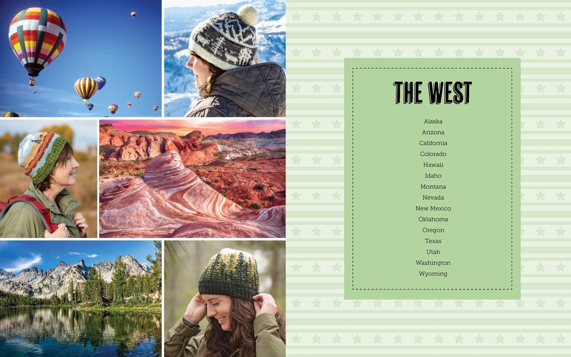 Knitting the U.S.A.: Fifty Easy-to-Follow Designs for Beautiful Beanies Inspired by Each State in America