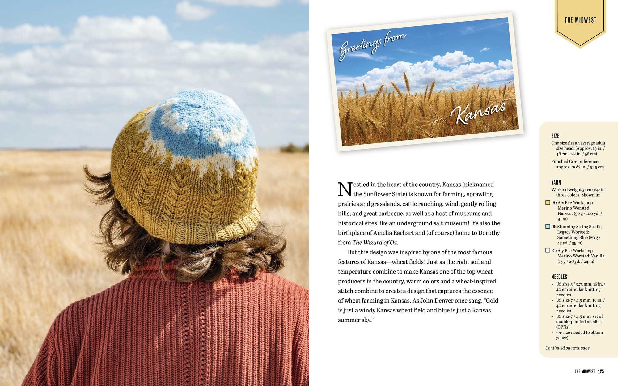 Knitting the U.S.A.: Fifty Easy-to-Follow Designs for Beautiful Beanies Inspired by Each State in America
