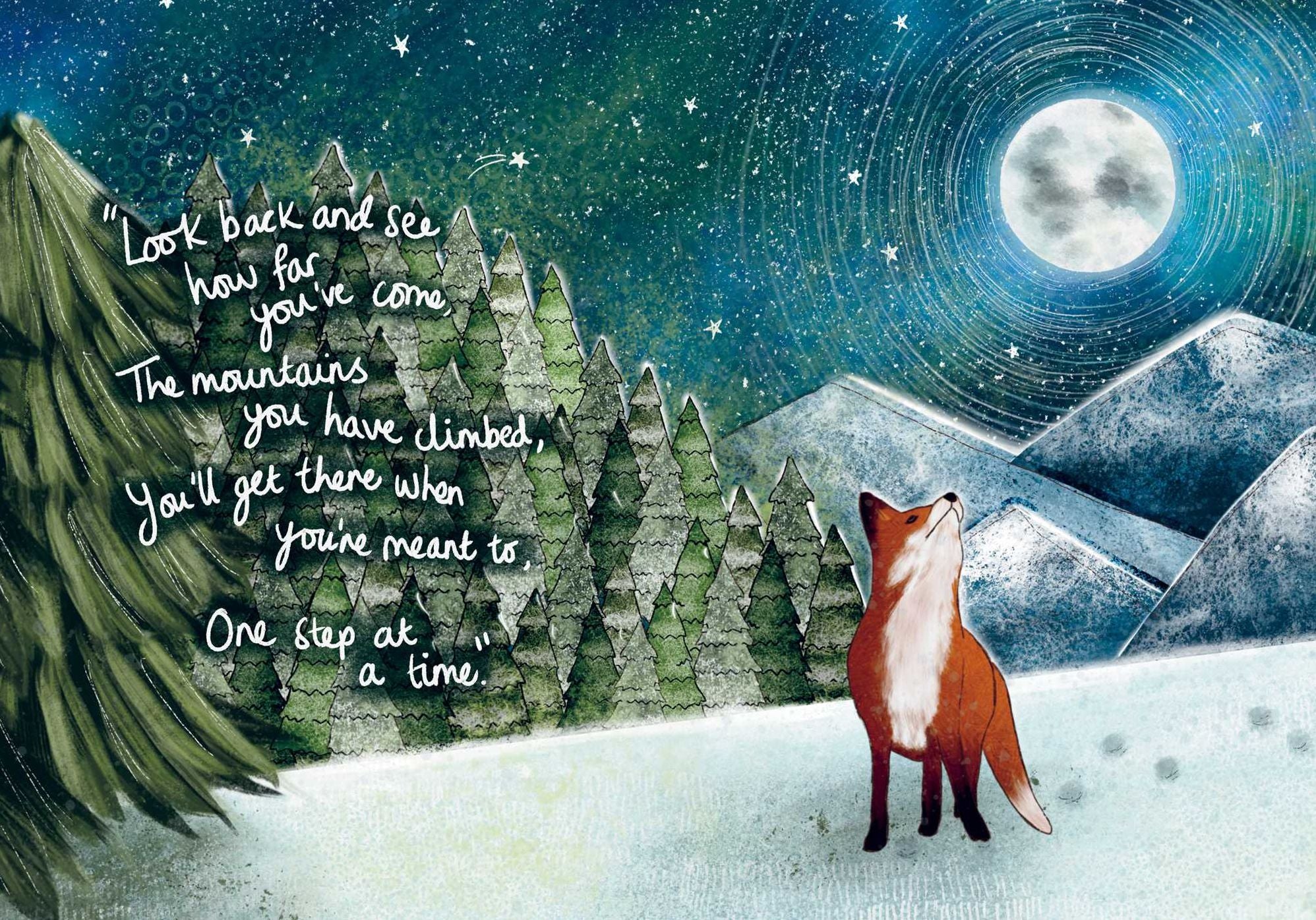 Fox Under the Moon: Seasons of Comfort and Hope