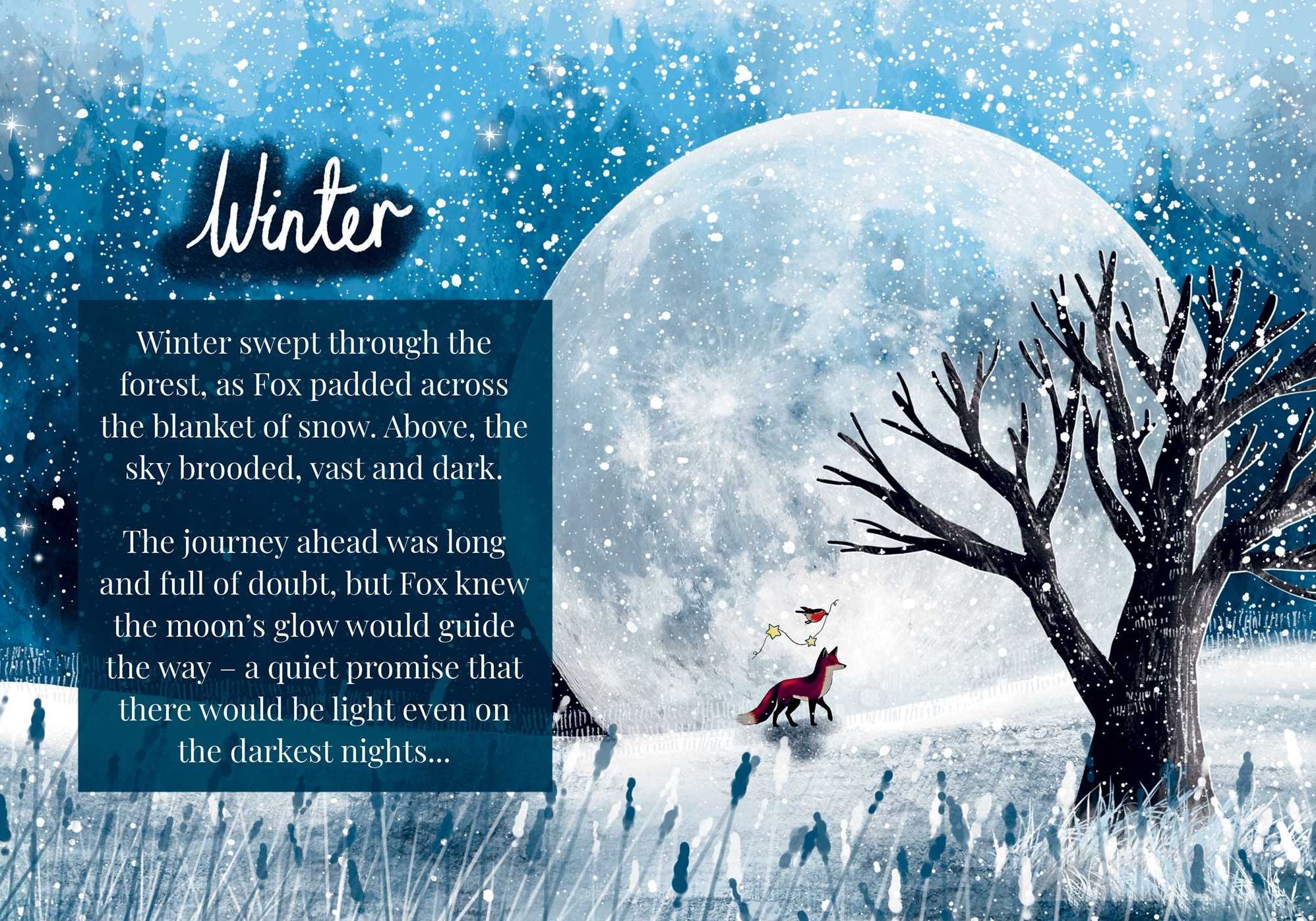 Fox Under the Moon: Seasons of Comfort and Hope