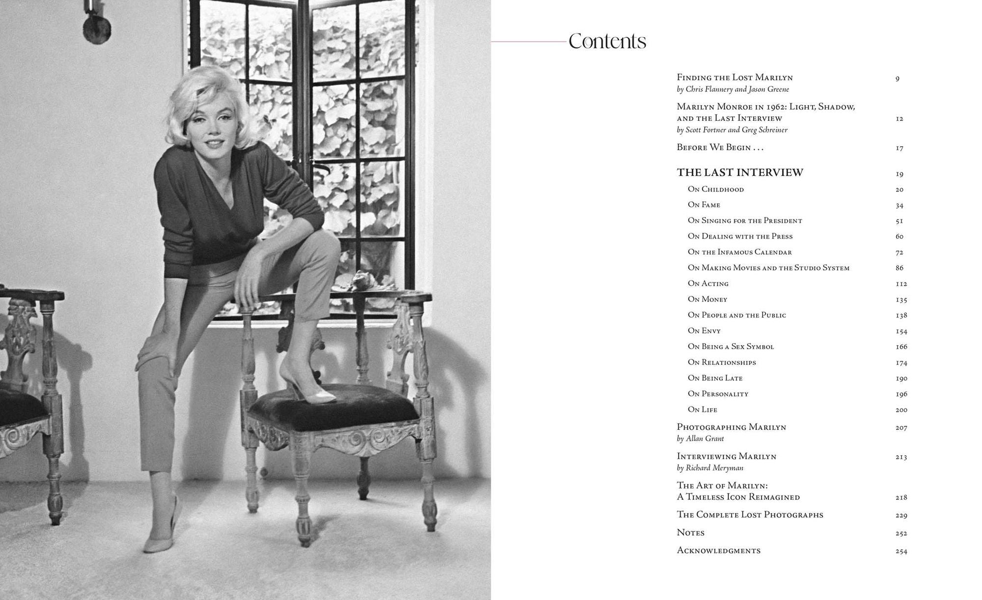 Marilyn: The Lost Photographs, the Last Interview