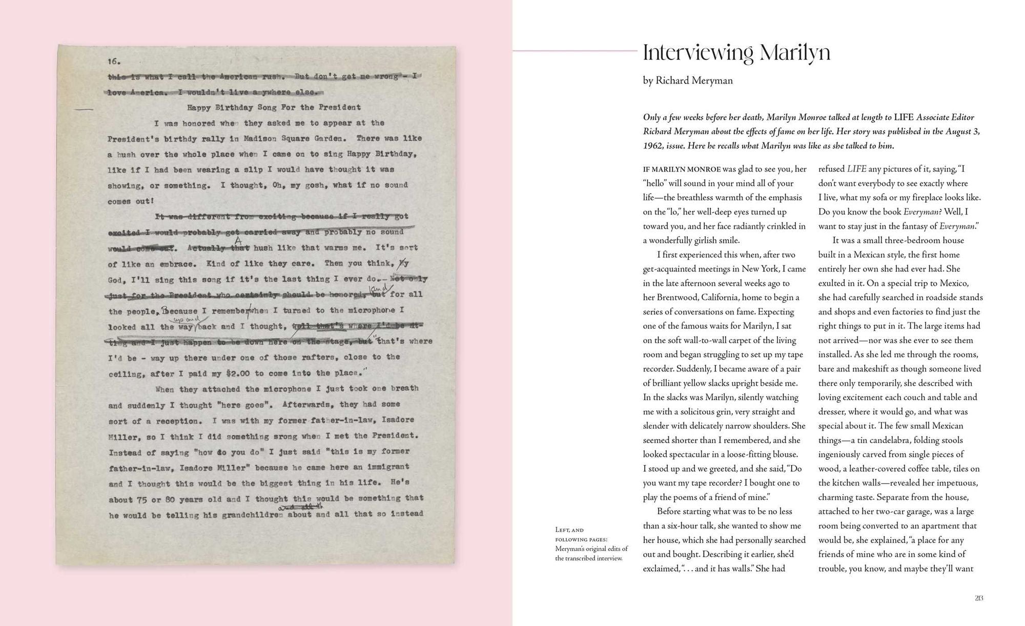 Marilyn: The Lost Photographs, the Last Interview