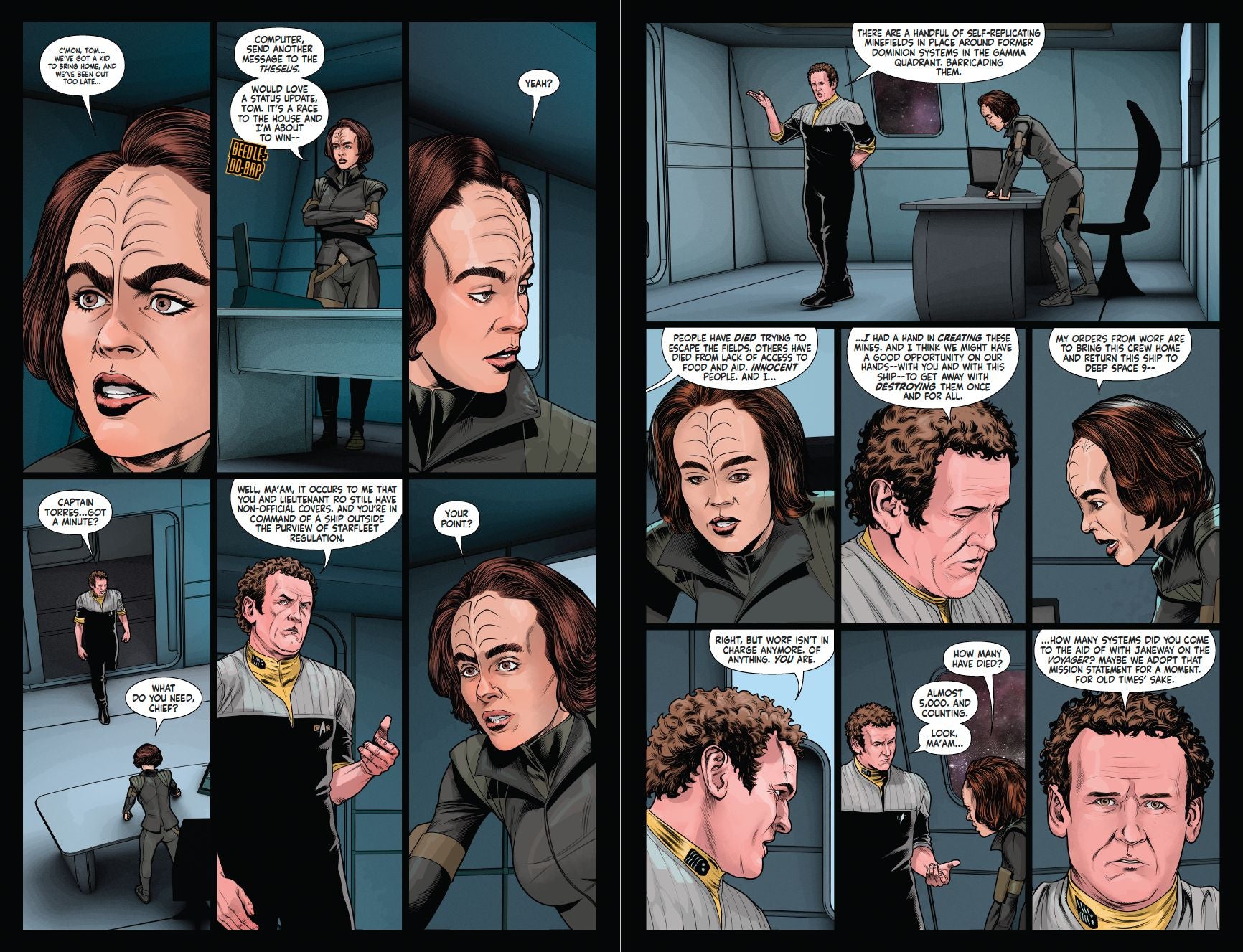 Star Trek: Defiant, Vol. 5: No Old Warriors