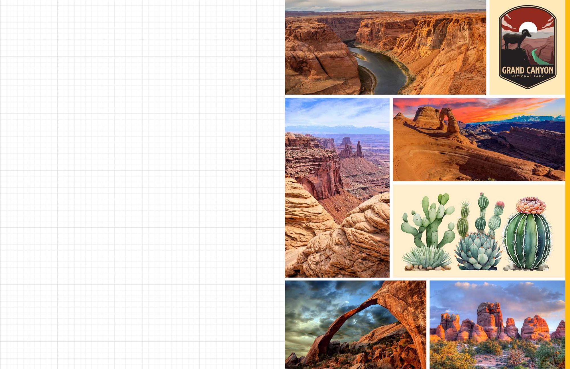 Cut & Collage National Parks: Beautiful Images of America's Natural Wonders