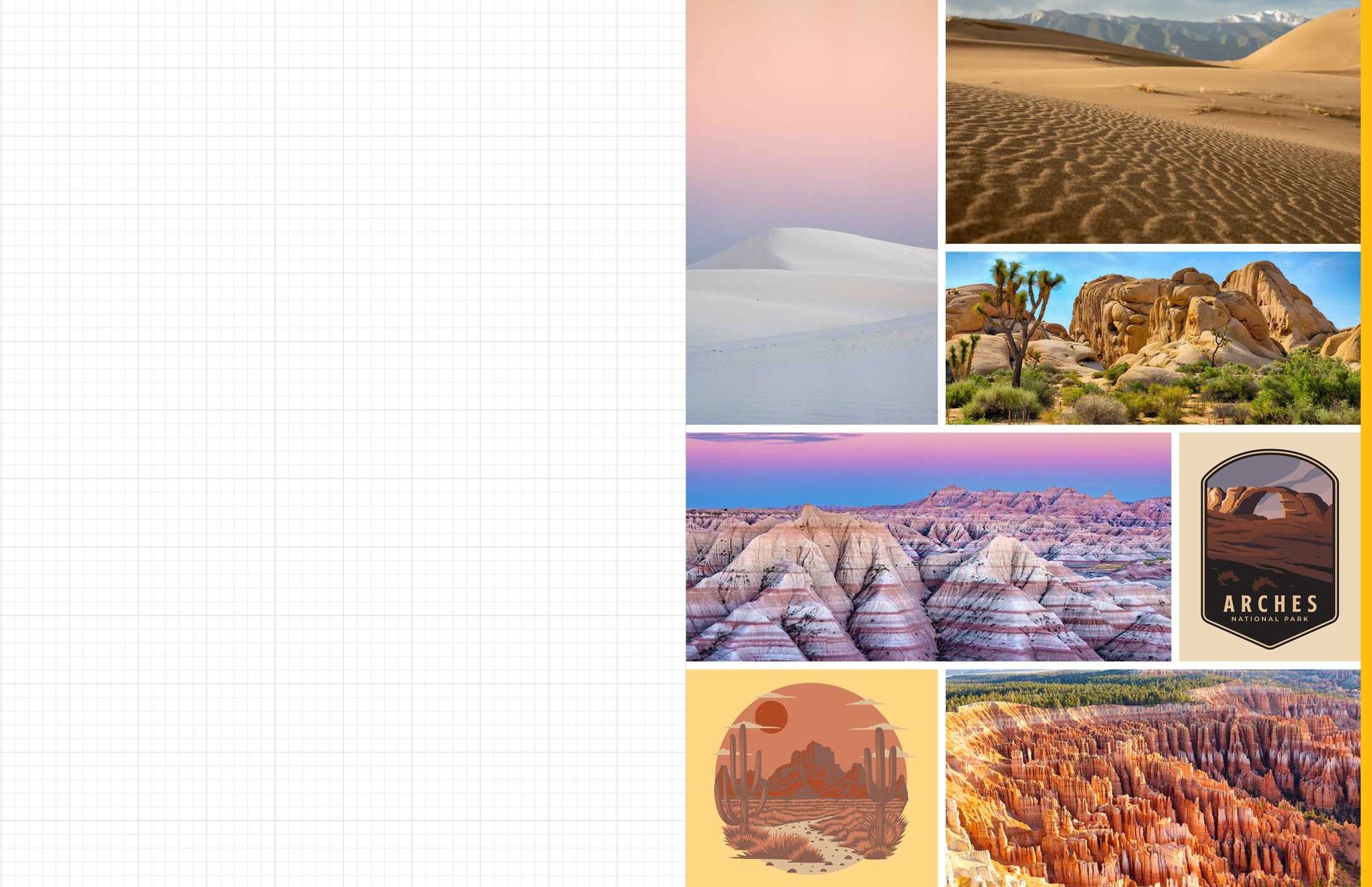 Cut & Collage National Parks: Beautiful Images of America's Natural Wonders