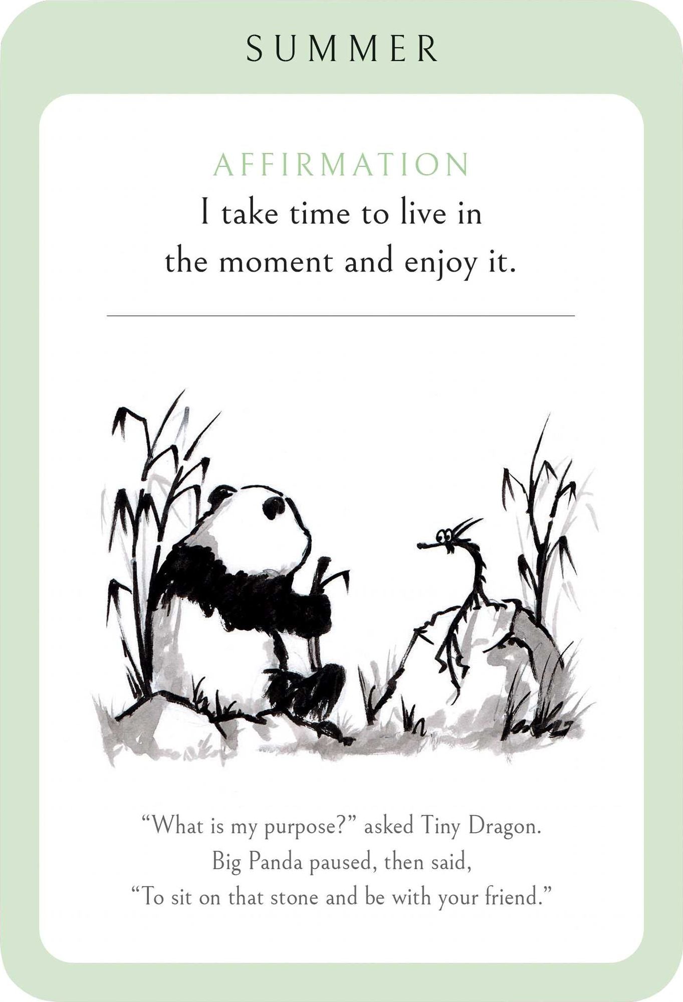 Big Panda and Tiny Dragon Affirmation Cards: Daily Inspiration for Strength and Serenity