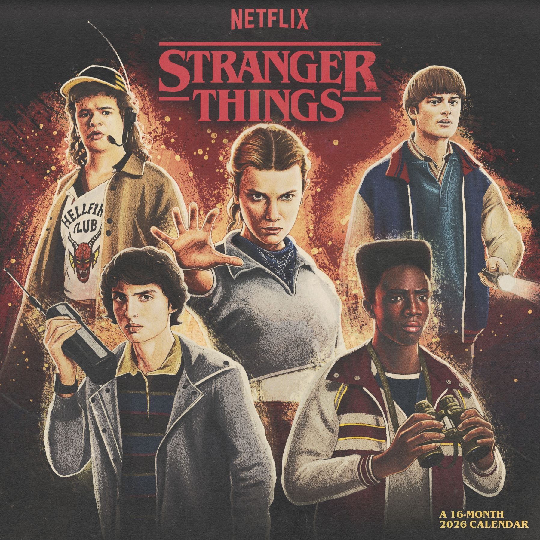 2026 Stranger Things Wall Calendar