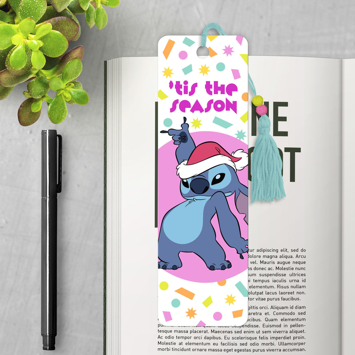 Stitch - Holiday Premier Bookmark