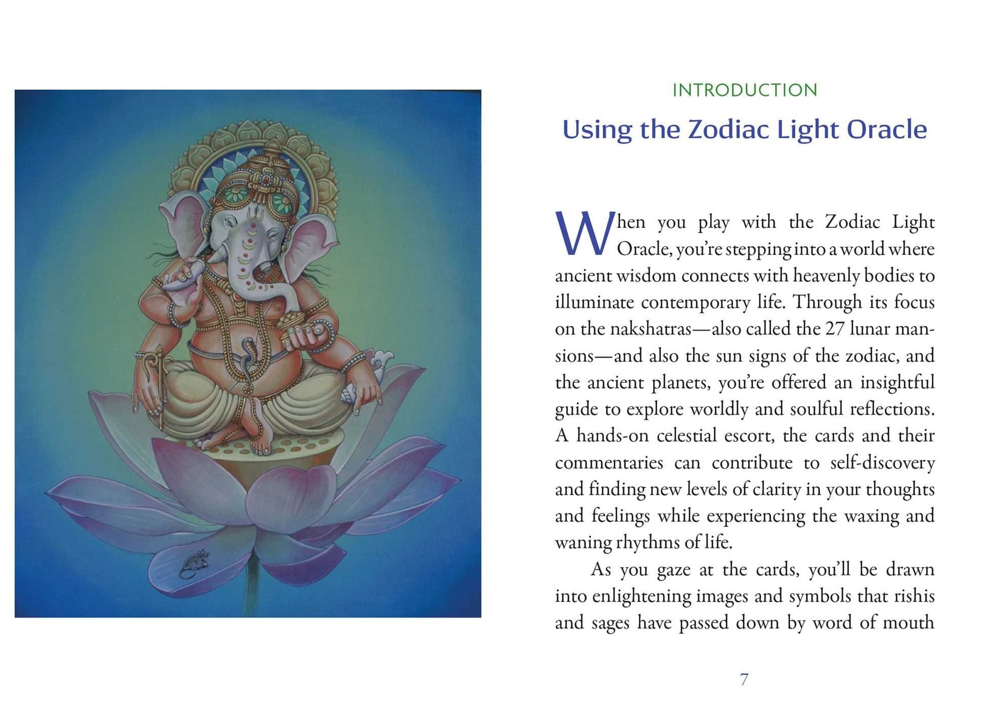 The Zodiac Light Oracle: Nakshatras, Sun Signs, and Planets
