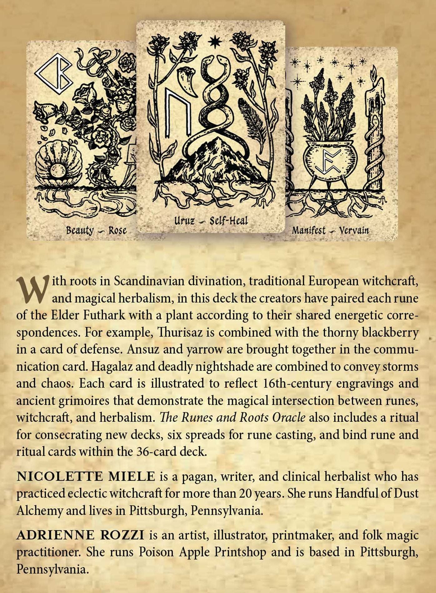 The Runes and Roots Oracle: A 36-Card Deck and Guidebook