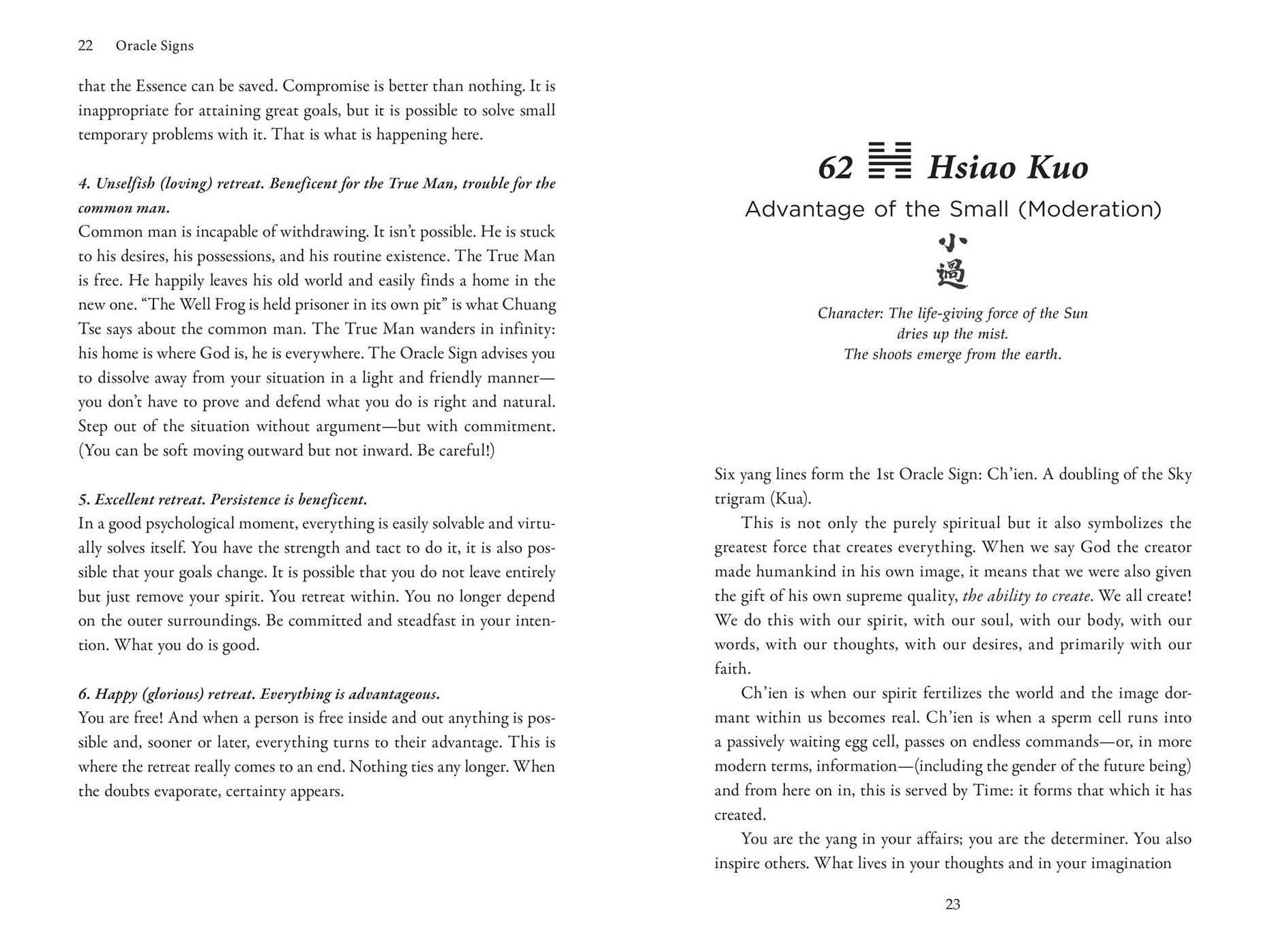 The Book of Changes, Troubles, Problems, Lightness, and Calm: The I Ching as Oracle and Teacher