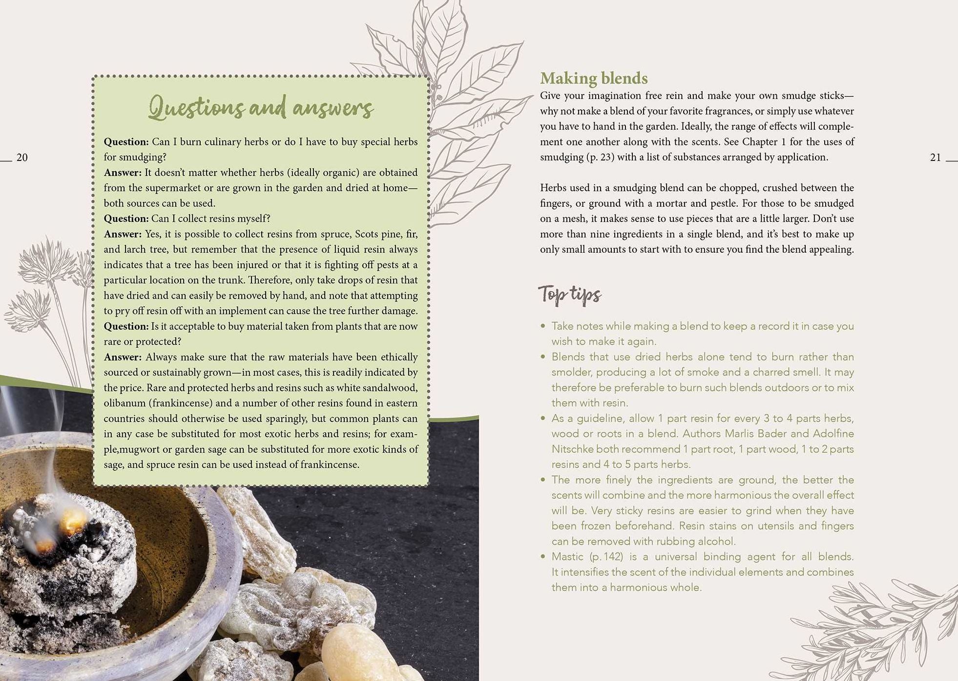 The Complete Smudging Handbook: 67 Herbs, Woods, and Resins for Clearing and Emotional Balance