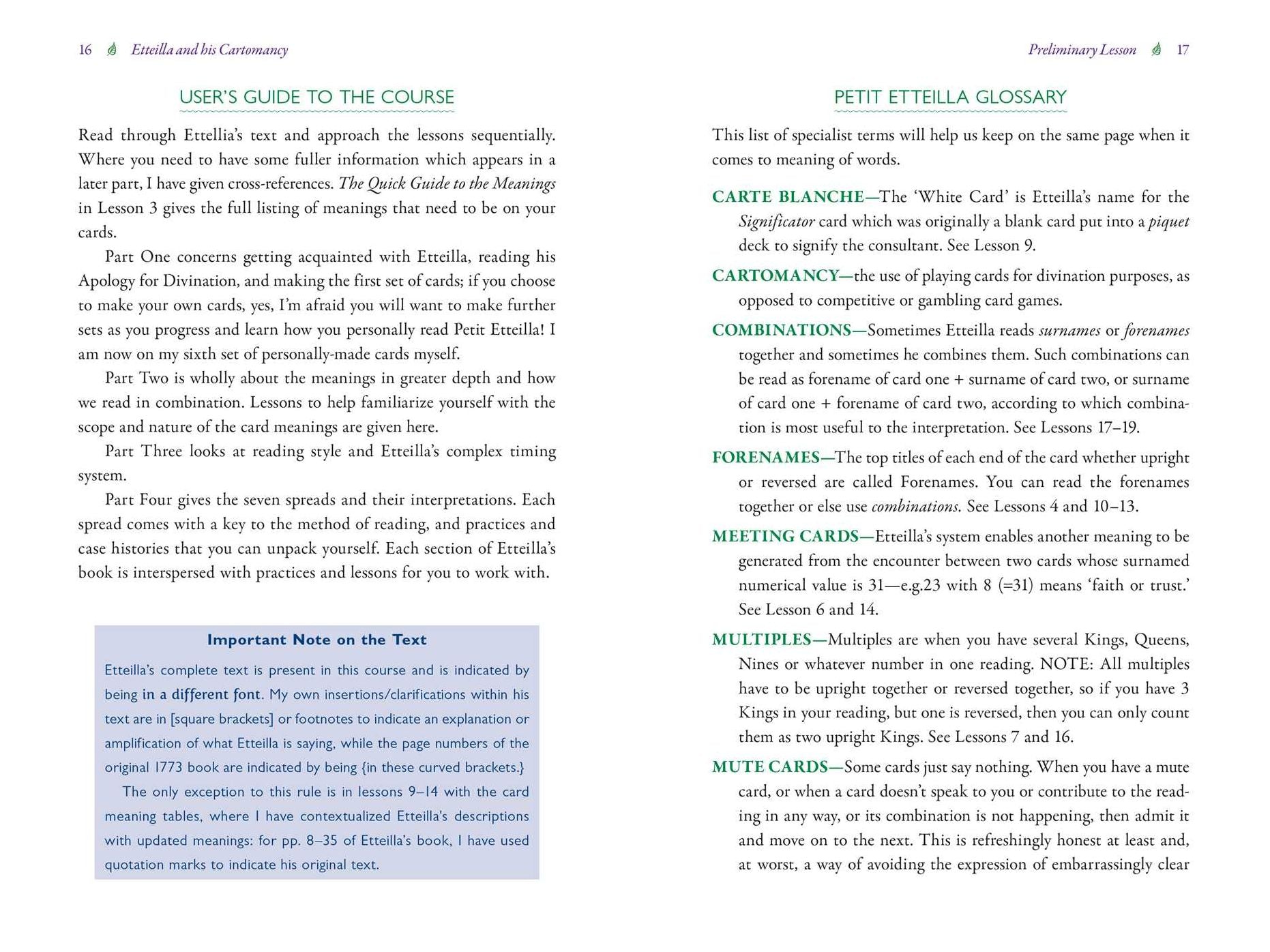 The Original Petit Etteilla: A Cartomancer's Guide to Divination