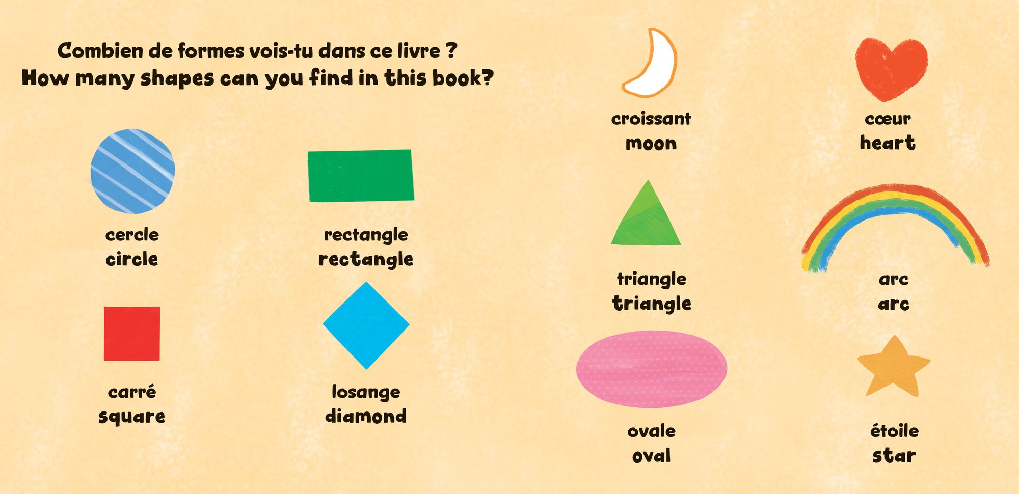 First Friends: Shapes (Bilingual French & English)