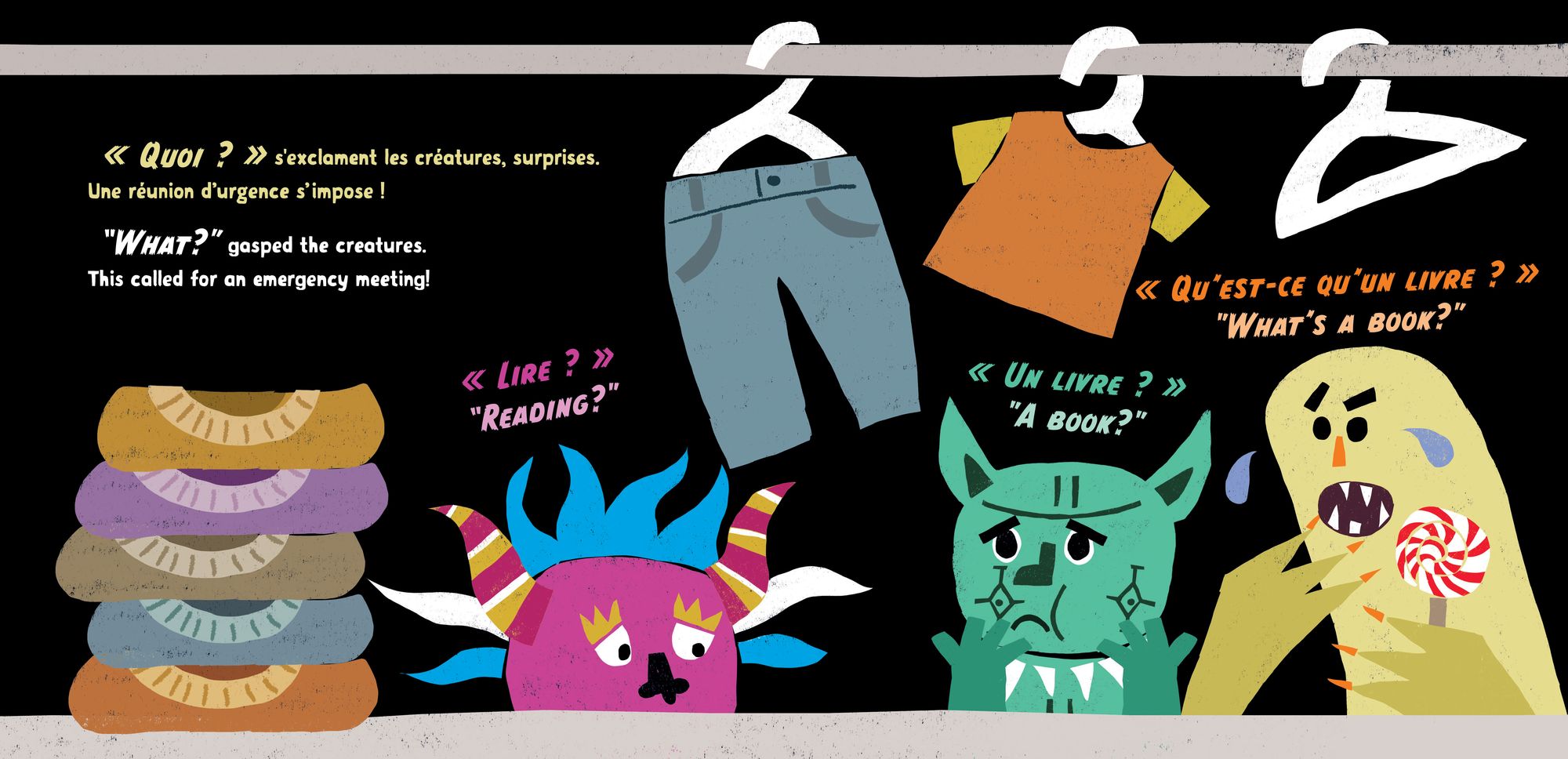Benita and the Night Creatures (Bilingual French & English)