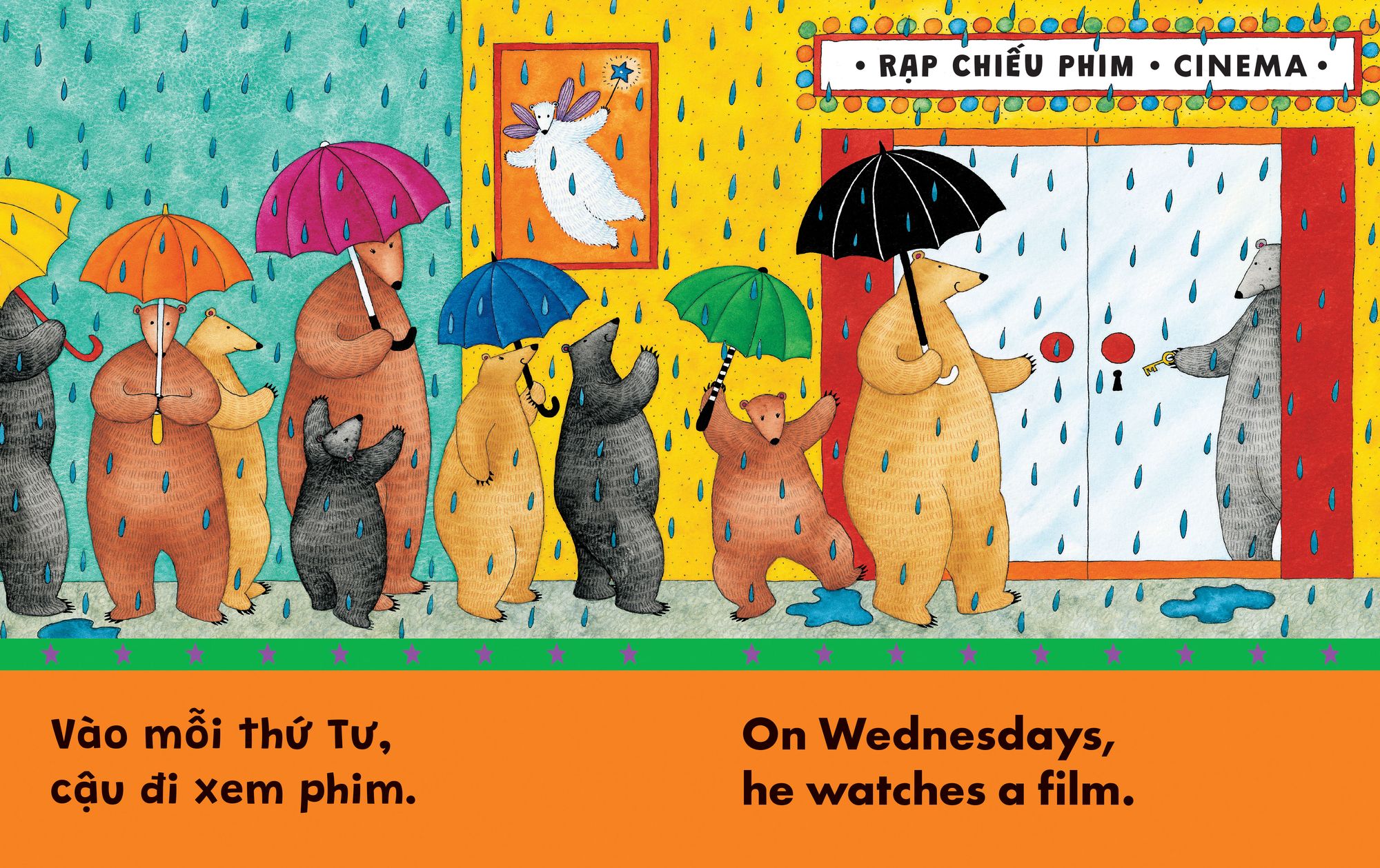 Bear About Town (Bilingual Vietnamese & English)