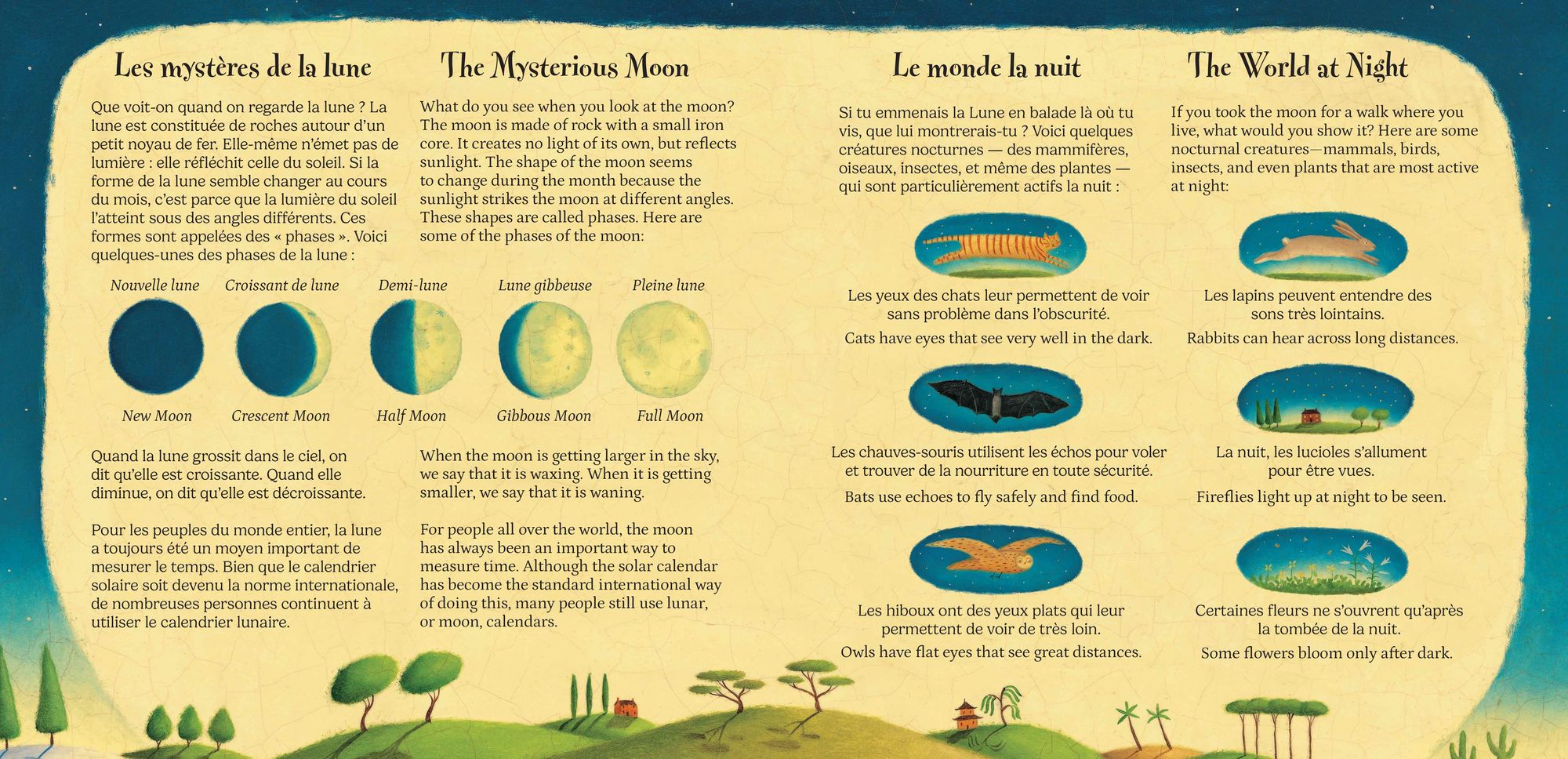 I Took the Moon for a Walk (Bilingual French & English)