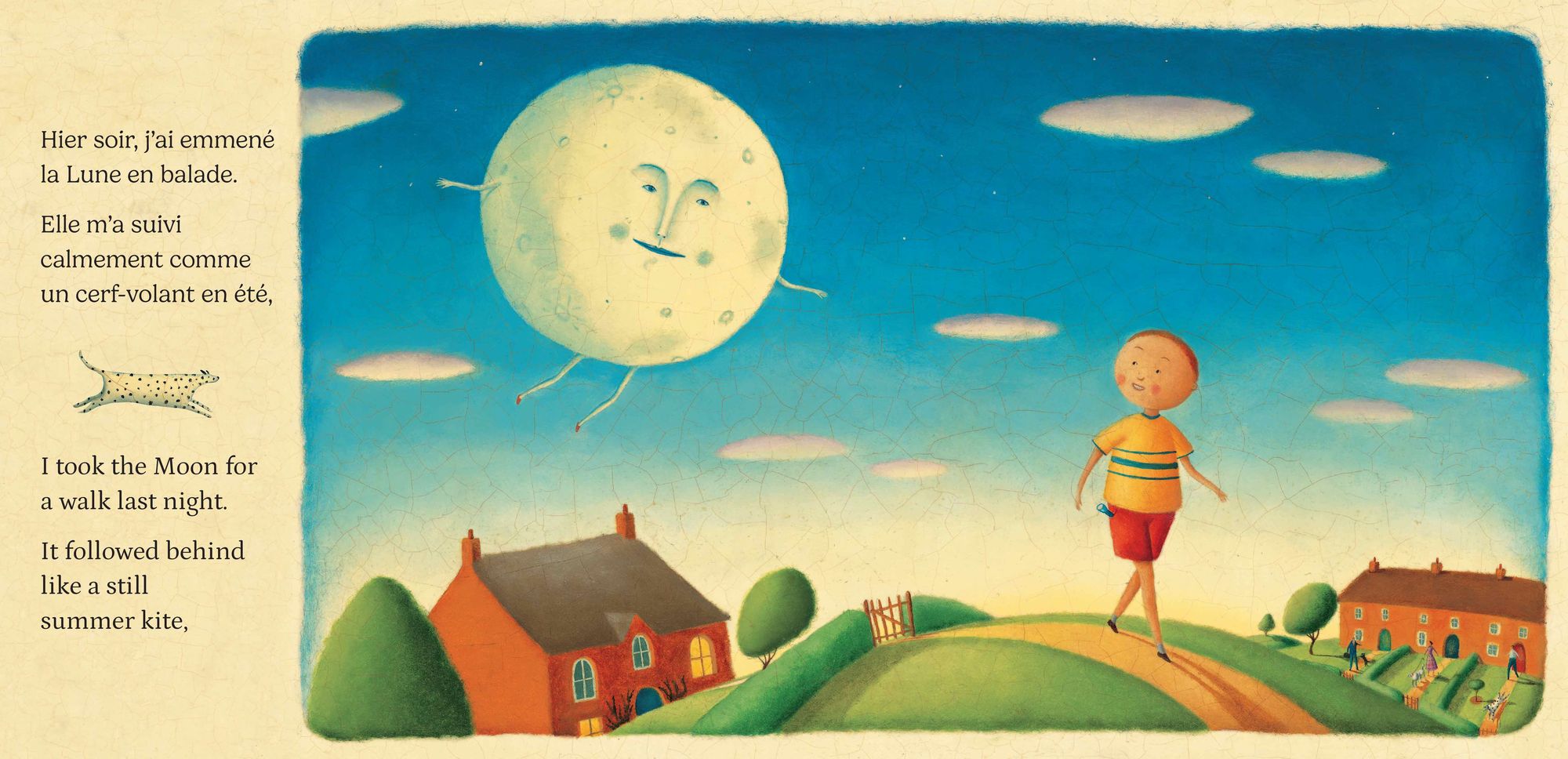 I Took the Moon for a Walk (Bilingual French & English)