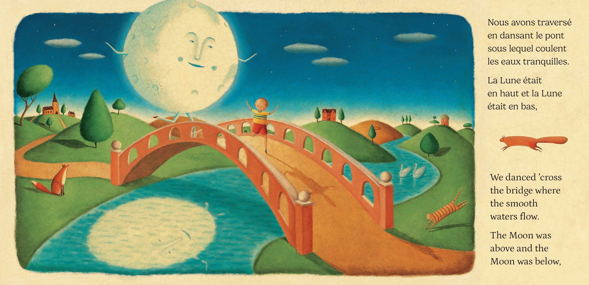I Took the Moon for a Walk (Bilingual French & English)