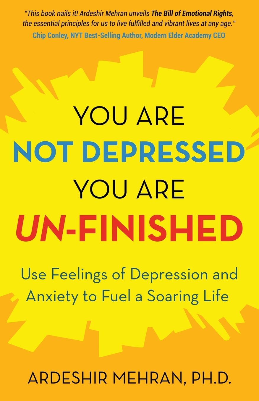 You Are Not Depressed. You Are Un-Finished.: Use Feelings of Depression and Anxiety to Fuel a Soaring Life.