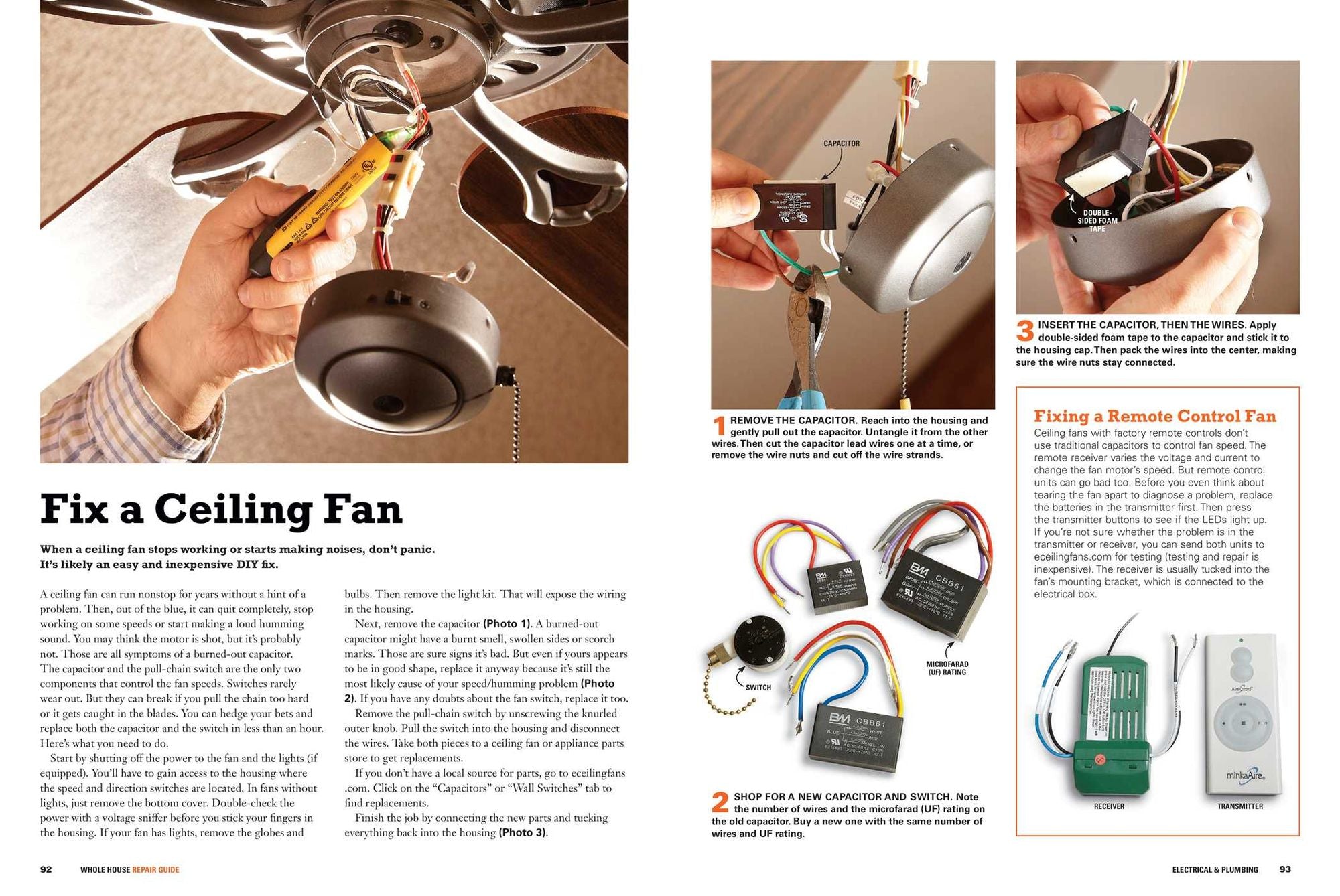 Family Handyman Whole House Repair Guide Vol. 2: 300+ Step-by-Step Repairs, Hints and Tips for Today's Homeowners
