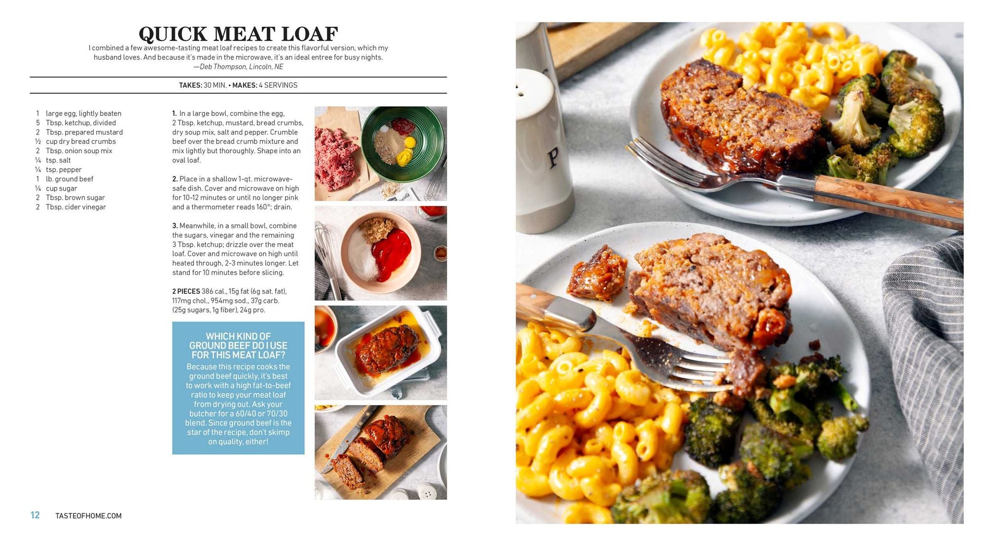 Taste of Home Made From Scratch: 275 Recipes Heirloom and Copycat Favorites Nutrition Facts Included