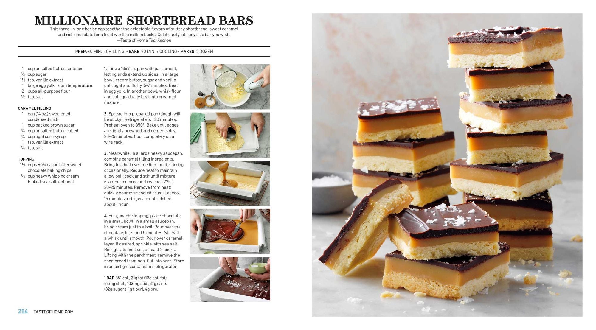 Taste of Home Made From Scratch: 275 Recipes Heirloom and Copycat Favorites Nutrition Facts Included