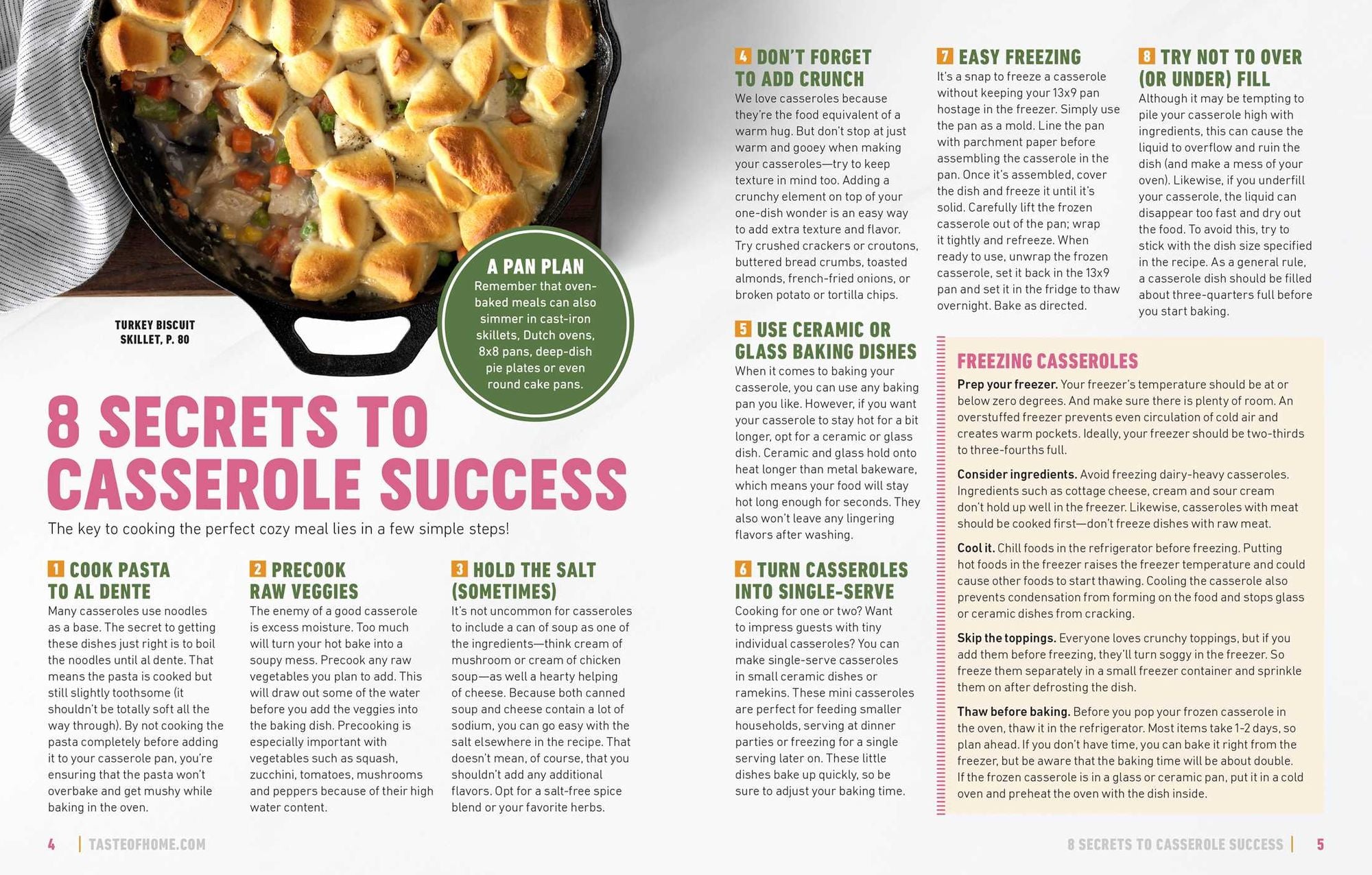 Taste of Home Casseroles: Over 150 Easy Meal in One Recipes Bonus Chapter Includes 8x8 Casseroles