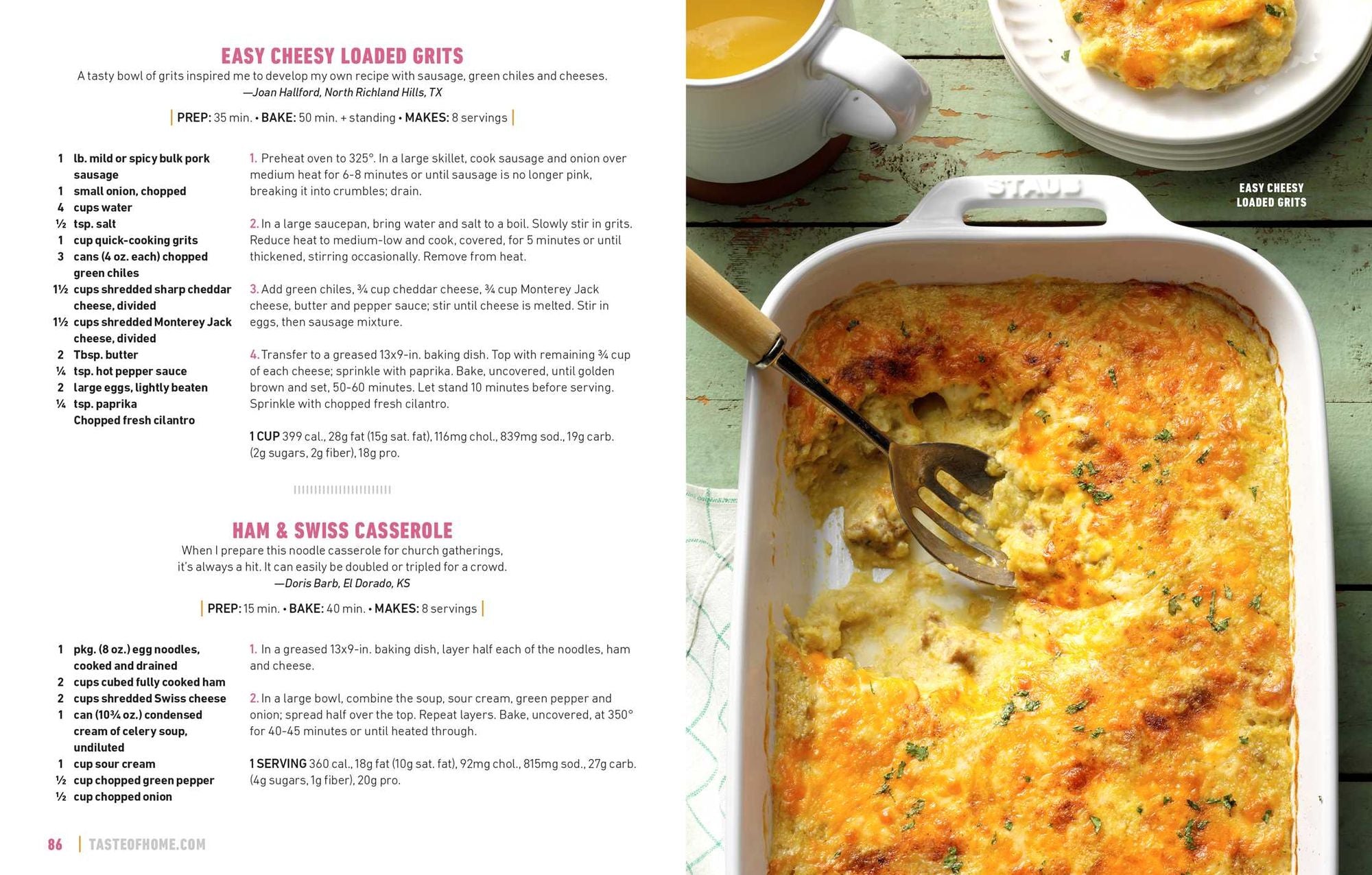 Taste of Home Casseroles: Over 150 Easy Meal in One Recipes Bonus Chapter Includes 8x8 Casseroles
