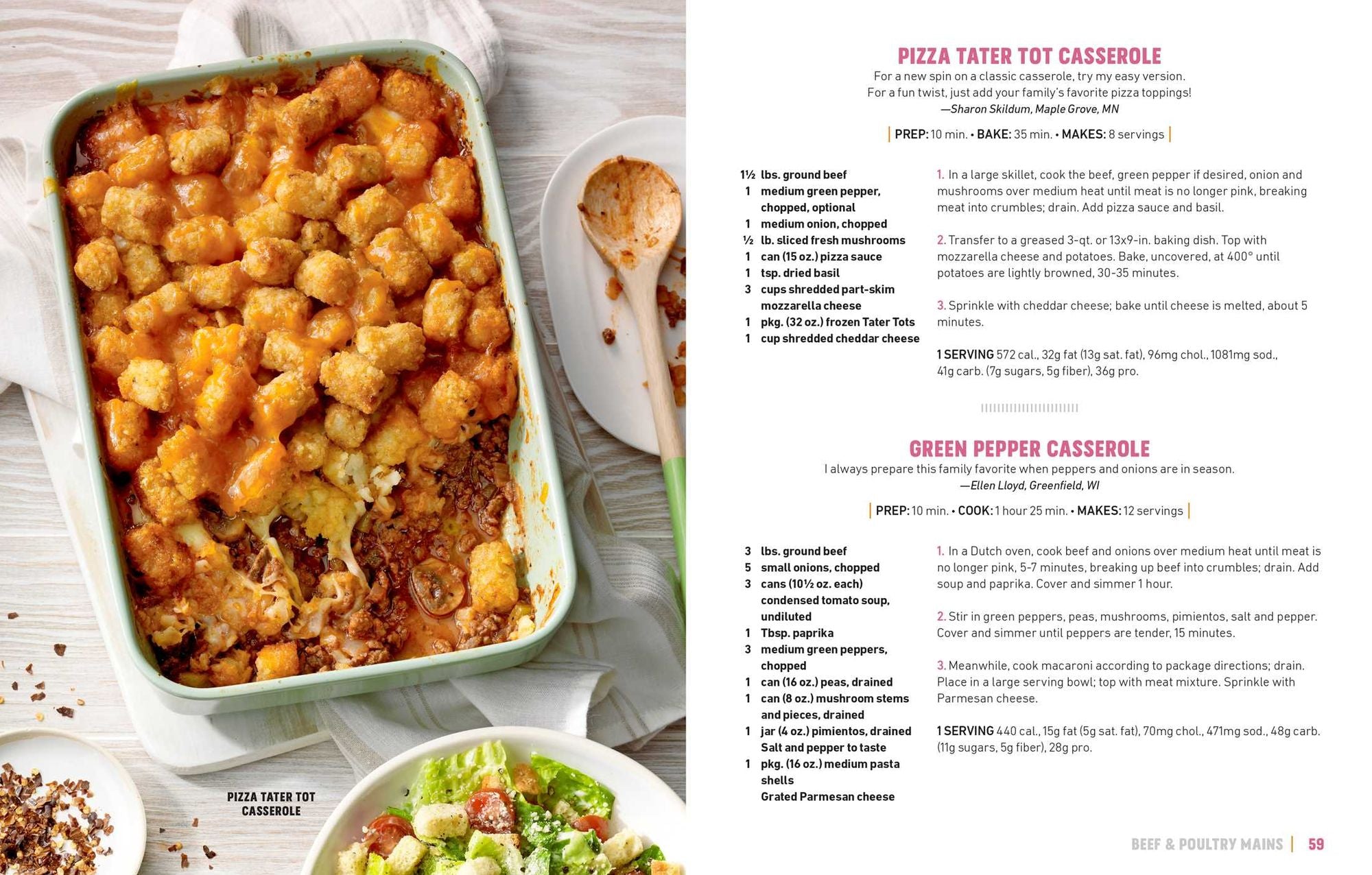 Taste of Home Casseroles: Over 150 Easy Meal in One Recipes Bonus Chapter Includes 8x8 Casseroles