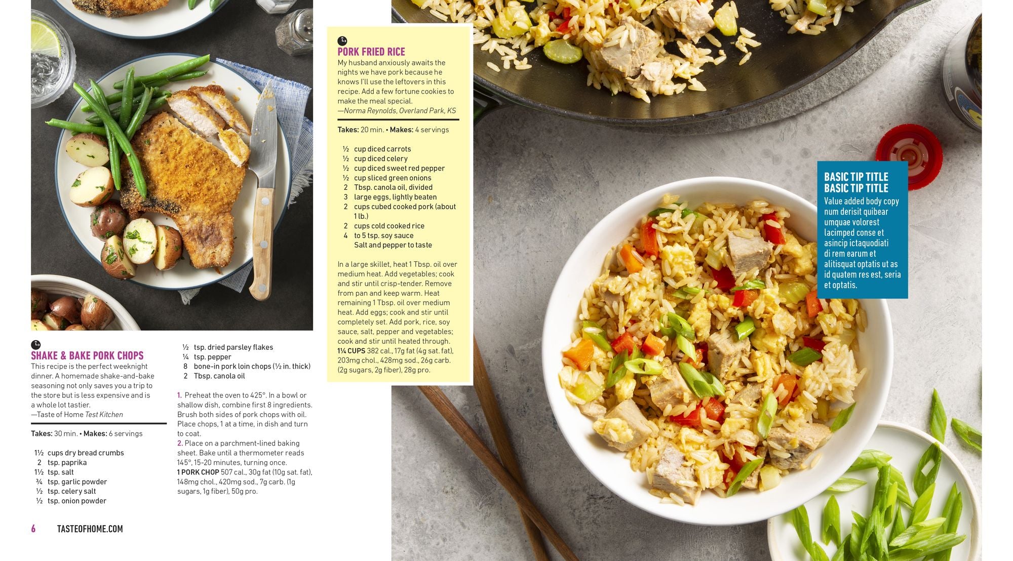 Taste of Home Quick & Easy Weeknight Dinners: With 200 Plus Recipes for Fast and Family Friendly Meals