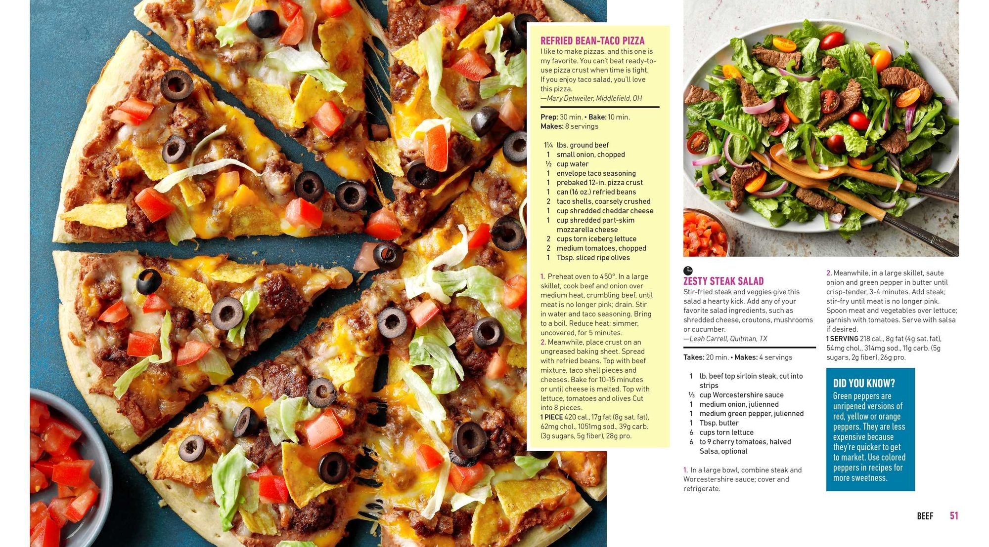 Taste of Home Quick & Easy Weeknight Dinners: With 200 Plus Recipes for Fast and Family Friendly Meals