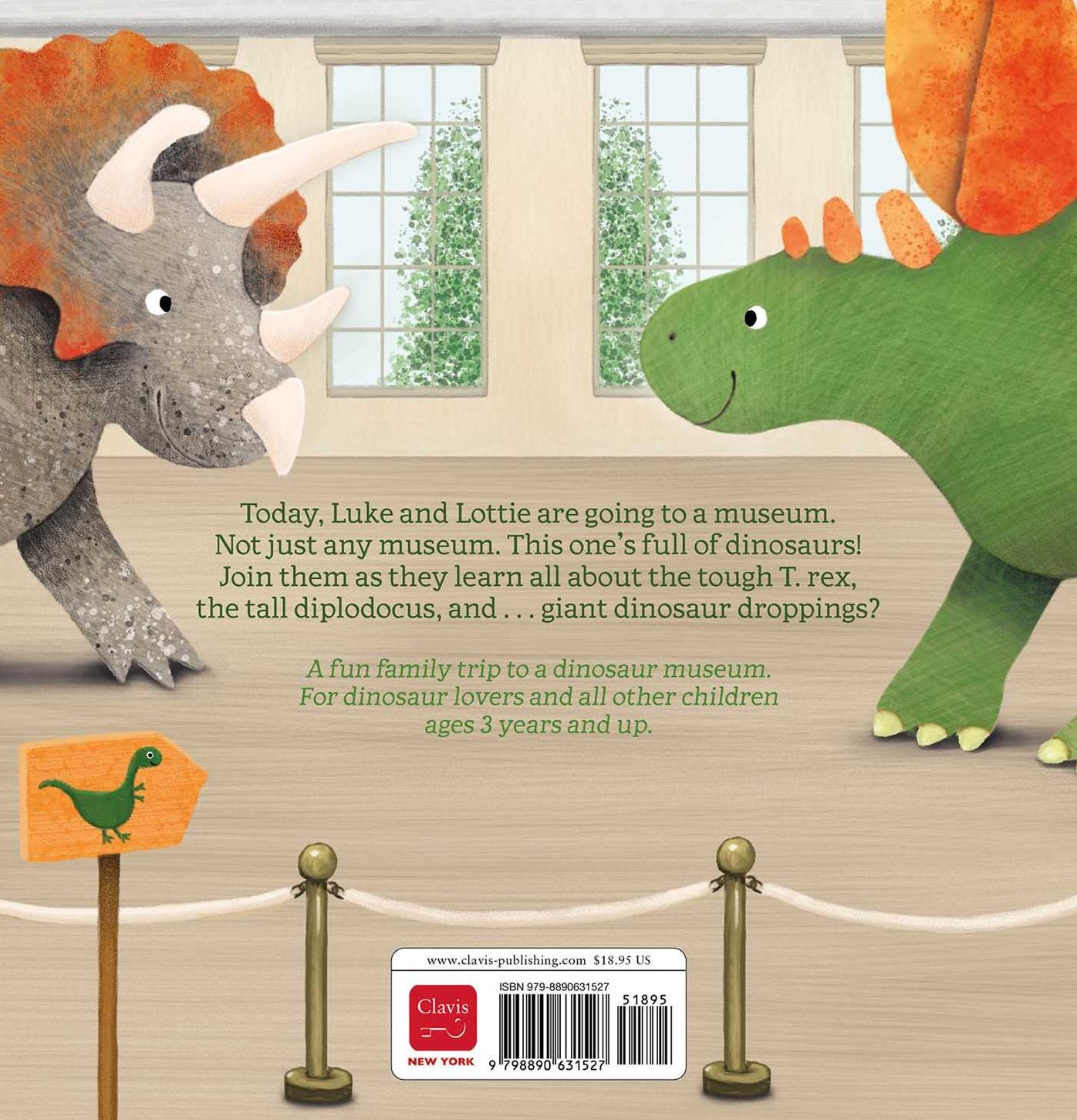 Luke and Lottie. The Dinosaur Museum