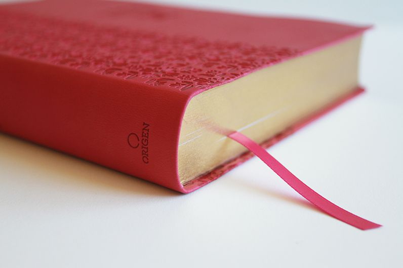 Biblia Reina Valera Revisada 1960 letra súper gigante, símil piel fucsia rosada / Spanish Bible RVR 1960 Super Giant Print, Fuchsia Pink Leathersoft