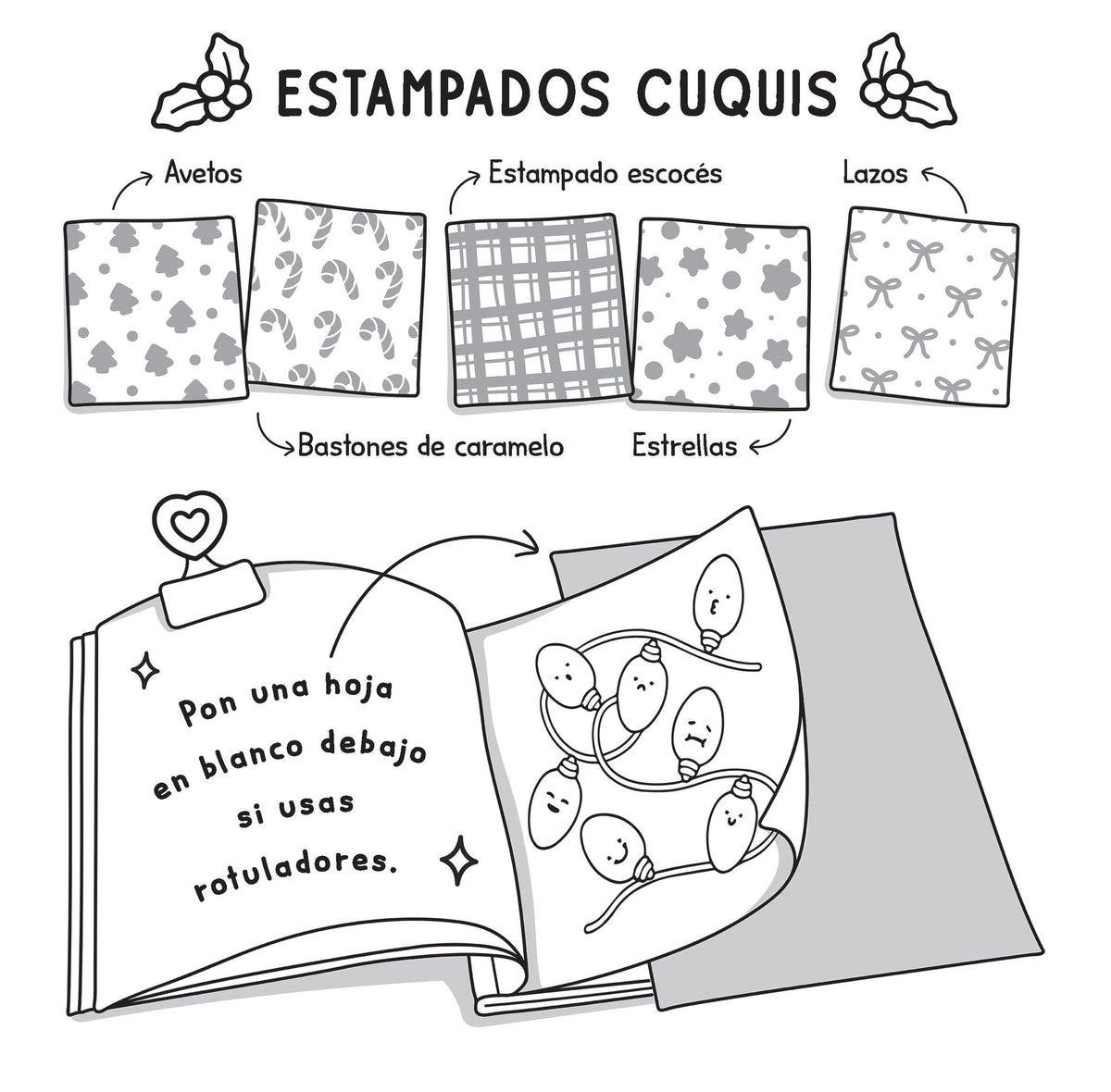 Dulce Navidad / Cozy Christmas: Coloring Book for Adults and Kids