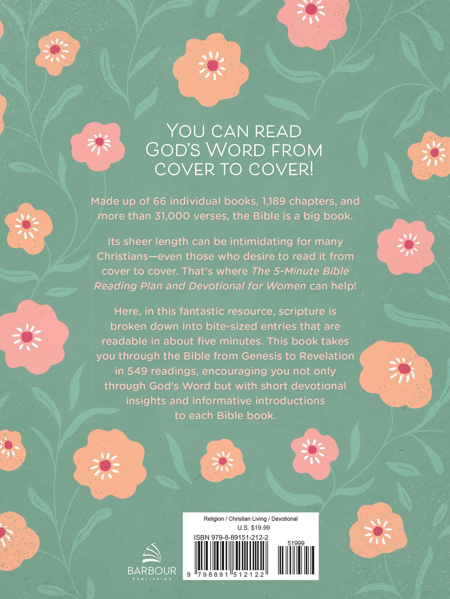 The 5-Minute Bible Reading Plan and Devotional for Women