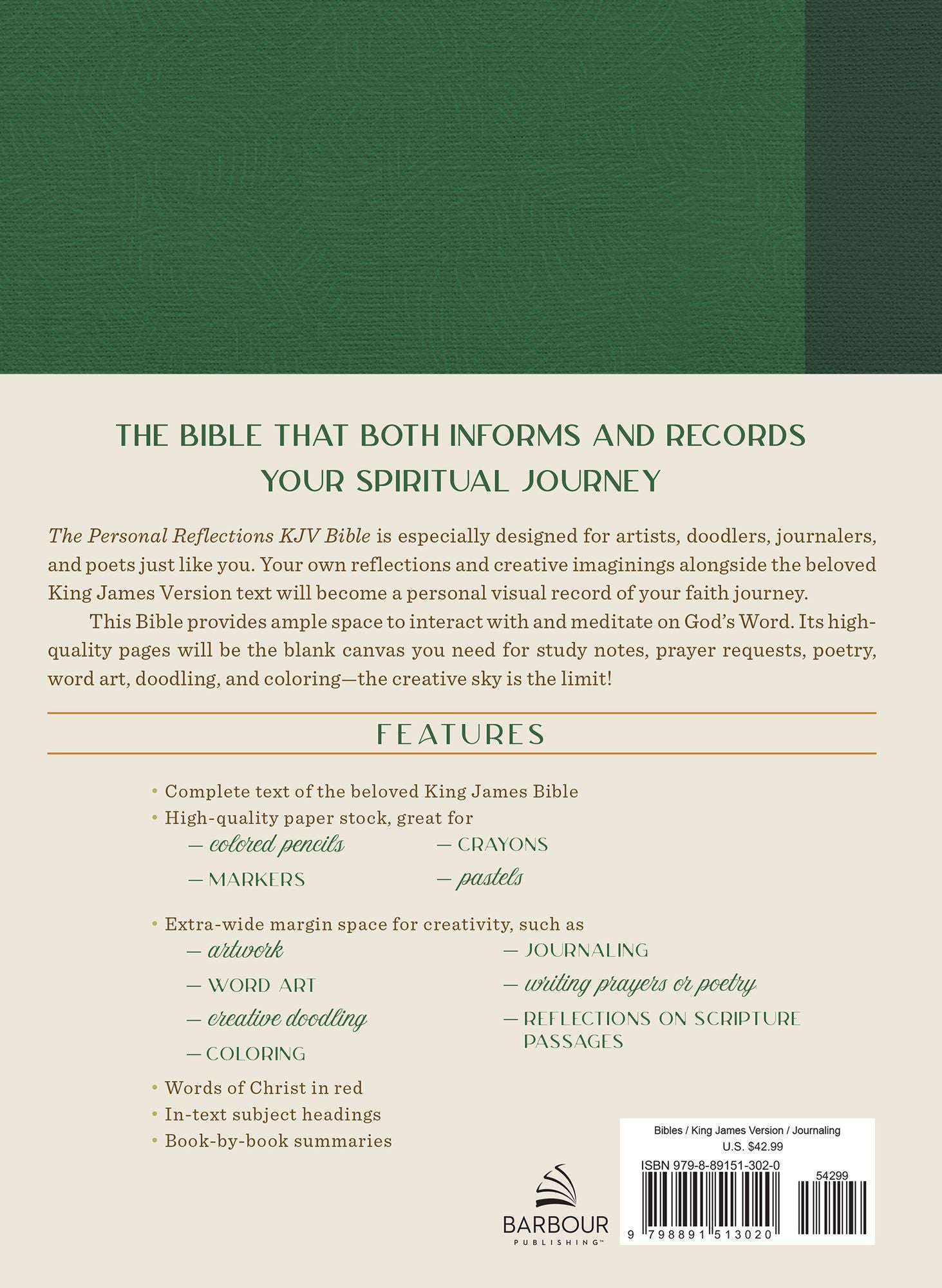 Personal Reflections KJV Bible