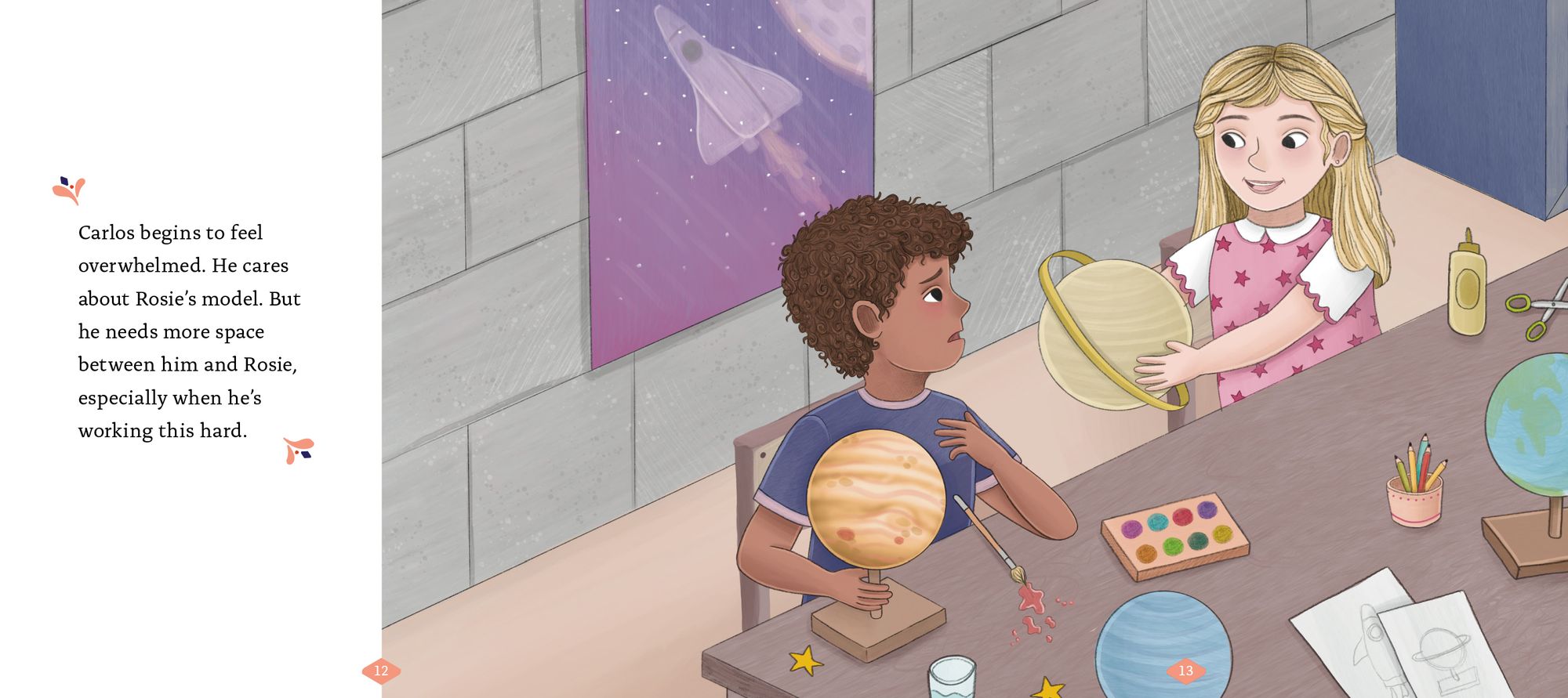 Carlos and Rosie in Space