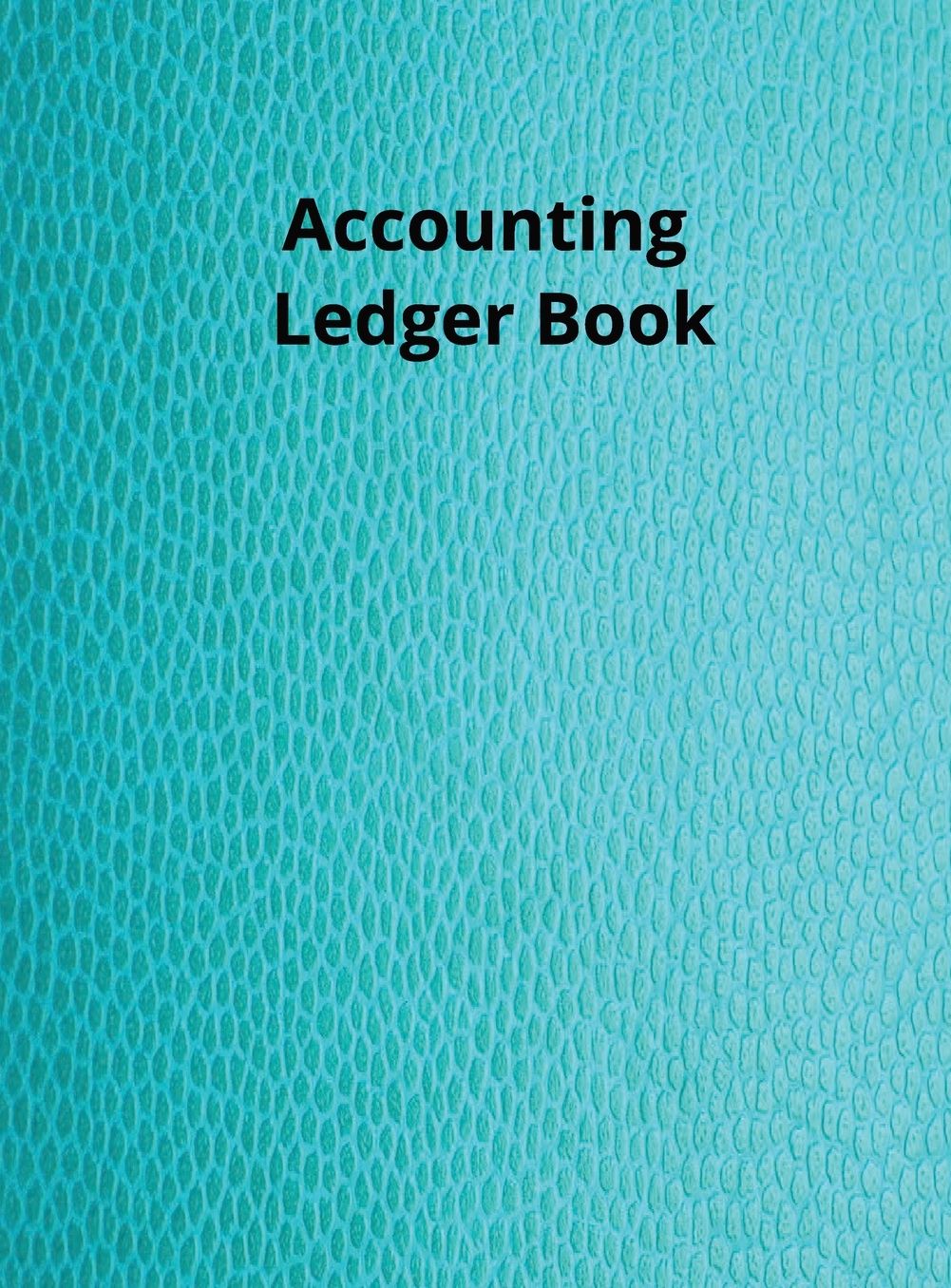 Accounting Ledger - Turquoise: Hardcover