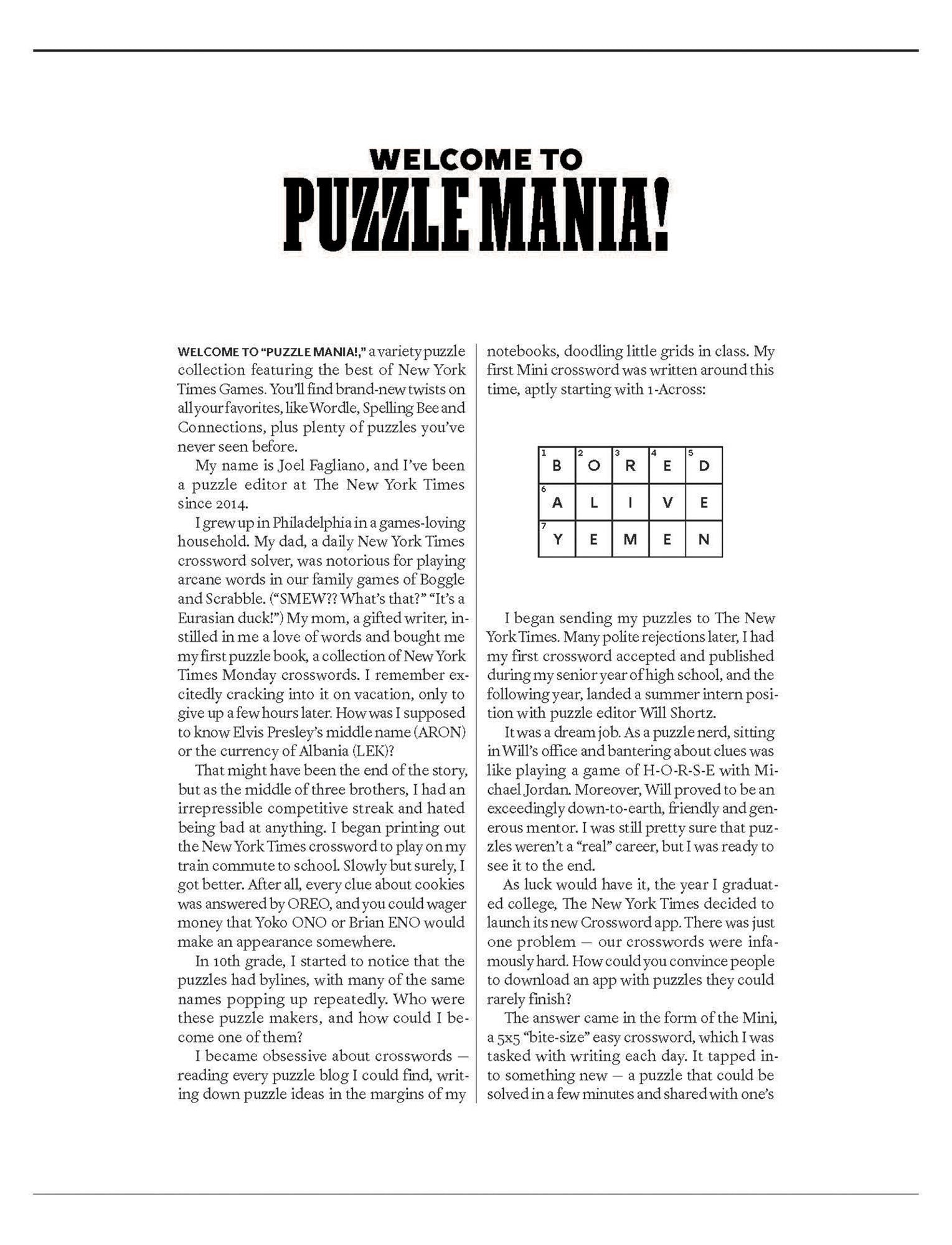 Puzzle Mania!: Wordle, Connections, Spelling Bee, Minis and More! (B&N Exclusive Edition)
