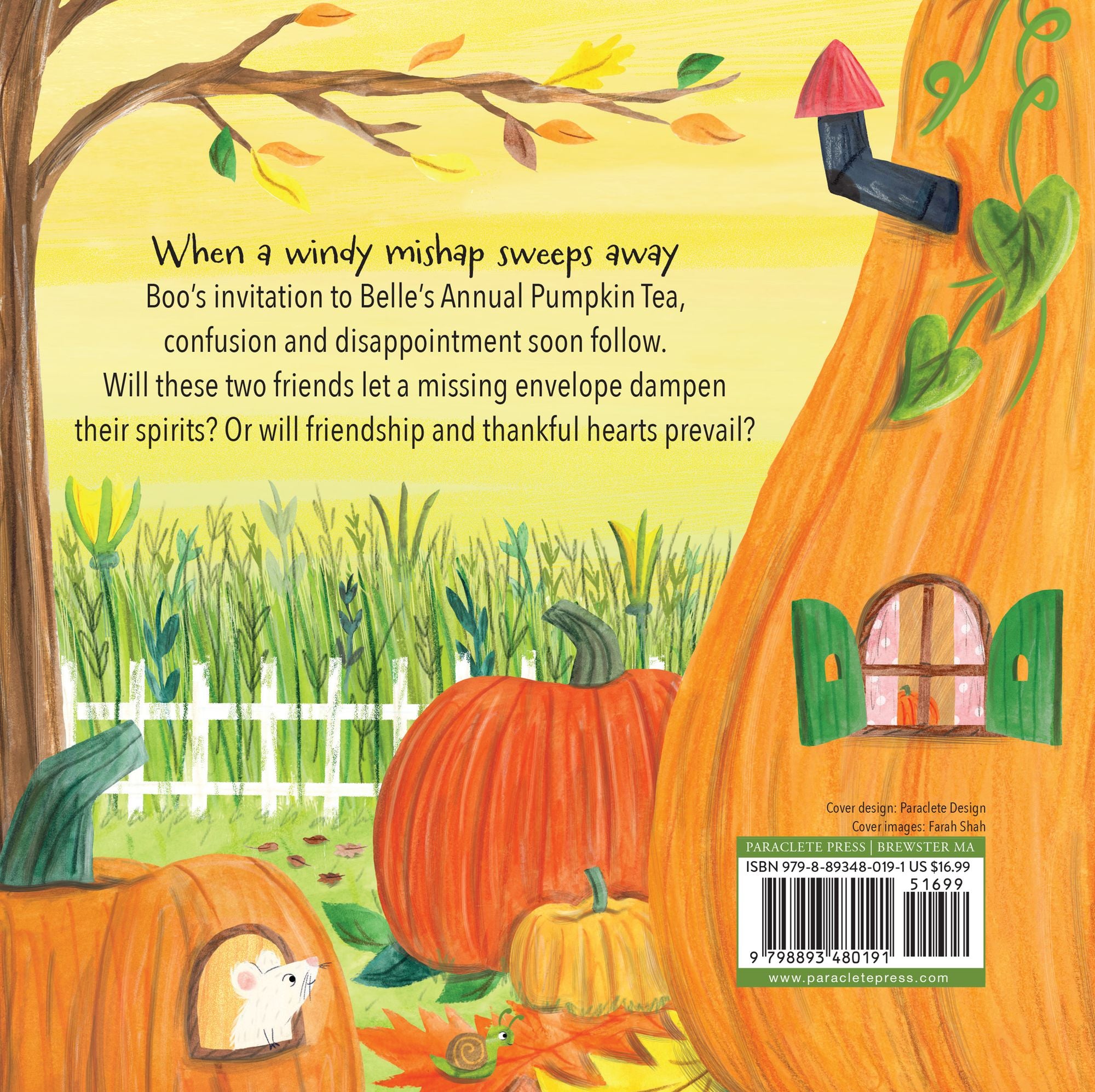 Pumpkin Day for Boo and Belle: A celebration of friendship and thanksgiving