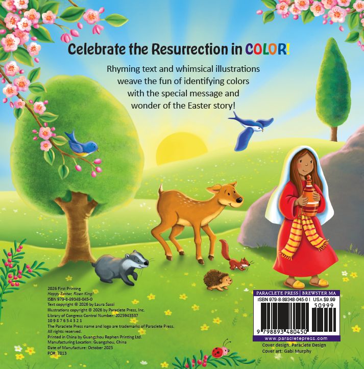 Happy Easter Risen King!: An Early Learning Board Book of Colors