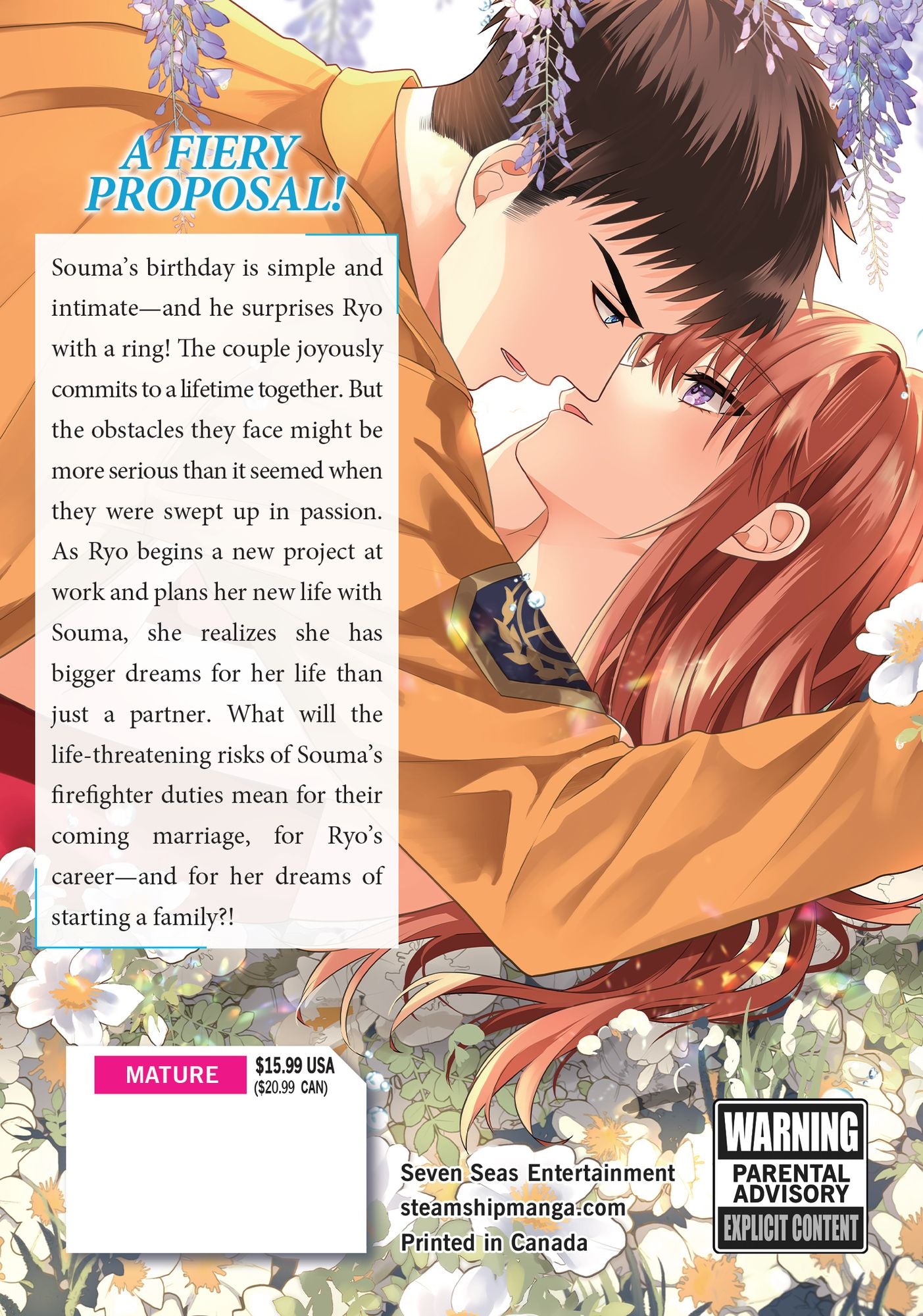 Fire in His Fingertips: A Flirty Fireman Ravishes Me with His Smoldering Gaze Vol. 10
