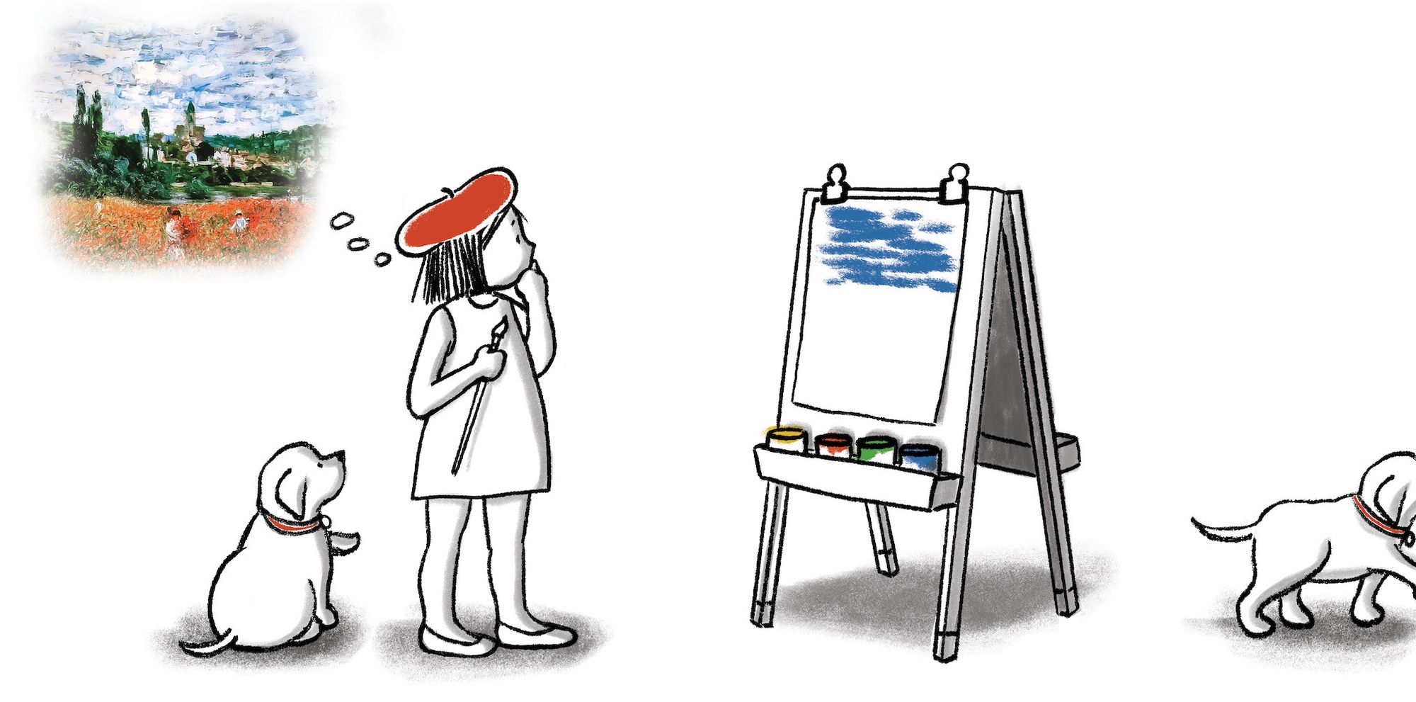 Claude: A Wordless Picture Book About Art
