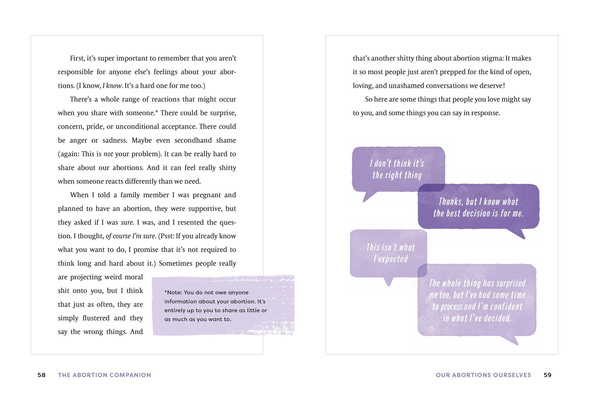 The Abortion Companion: An Affirming Handbook for Your Choice and Your Journey