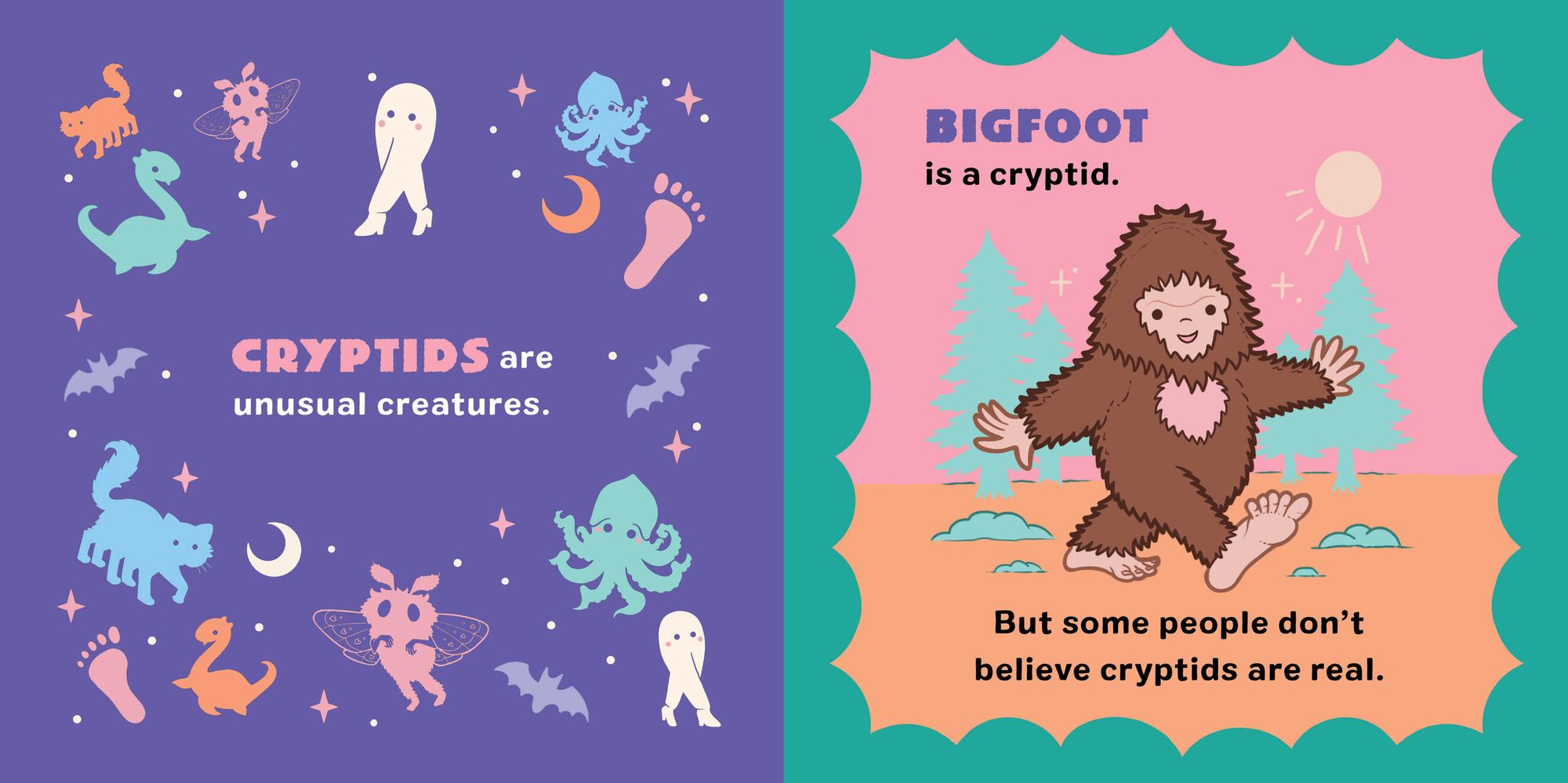 Bigfoot and Friends (Board Book): Believe in Yourself!