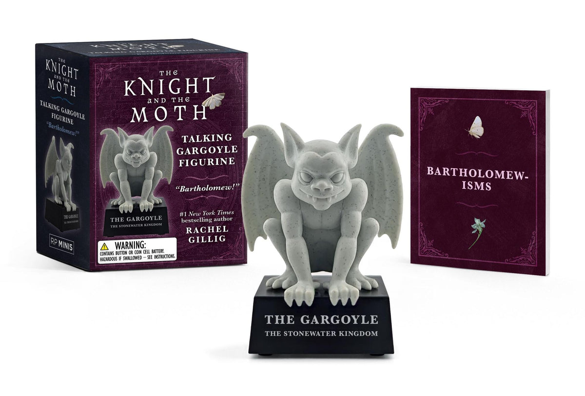 The Knight and the Moth Talking Gargoyle Figurine: "Bartholomew!" (From the Stonewater Kingdom Duology by Rachel Gillig)