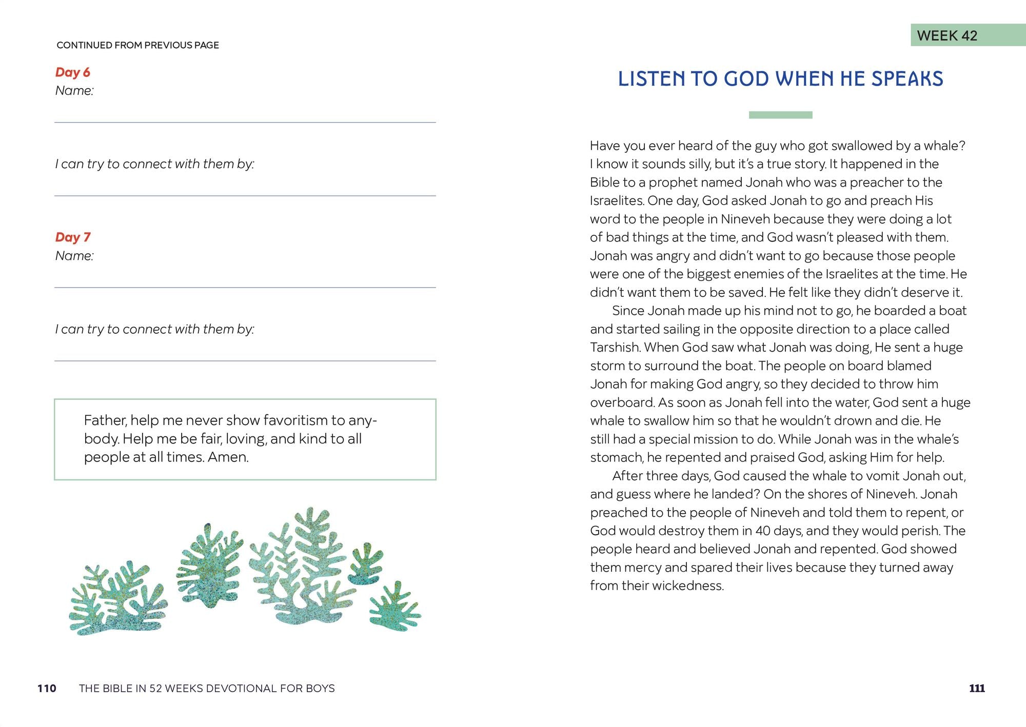 The Bible in 52 Weeks Devotional for Boys: A Year of Growing in Faith