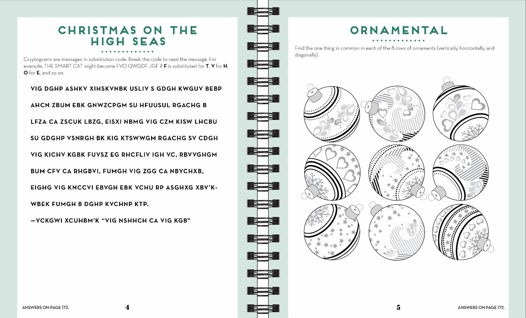 Brain Games Christmas Puzzles