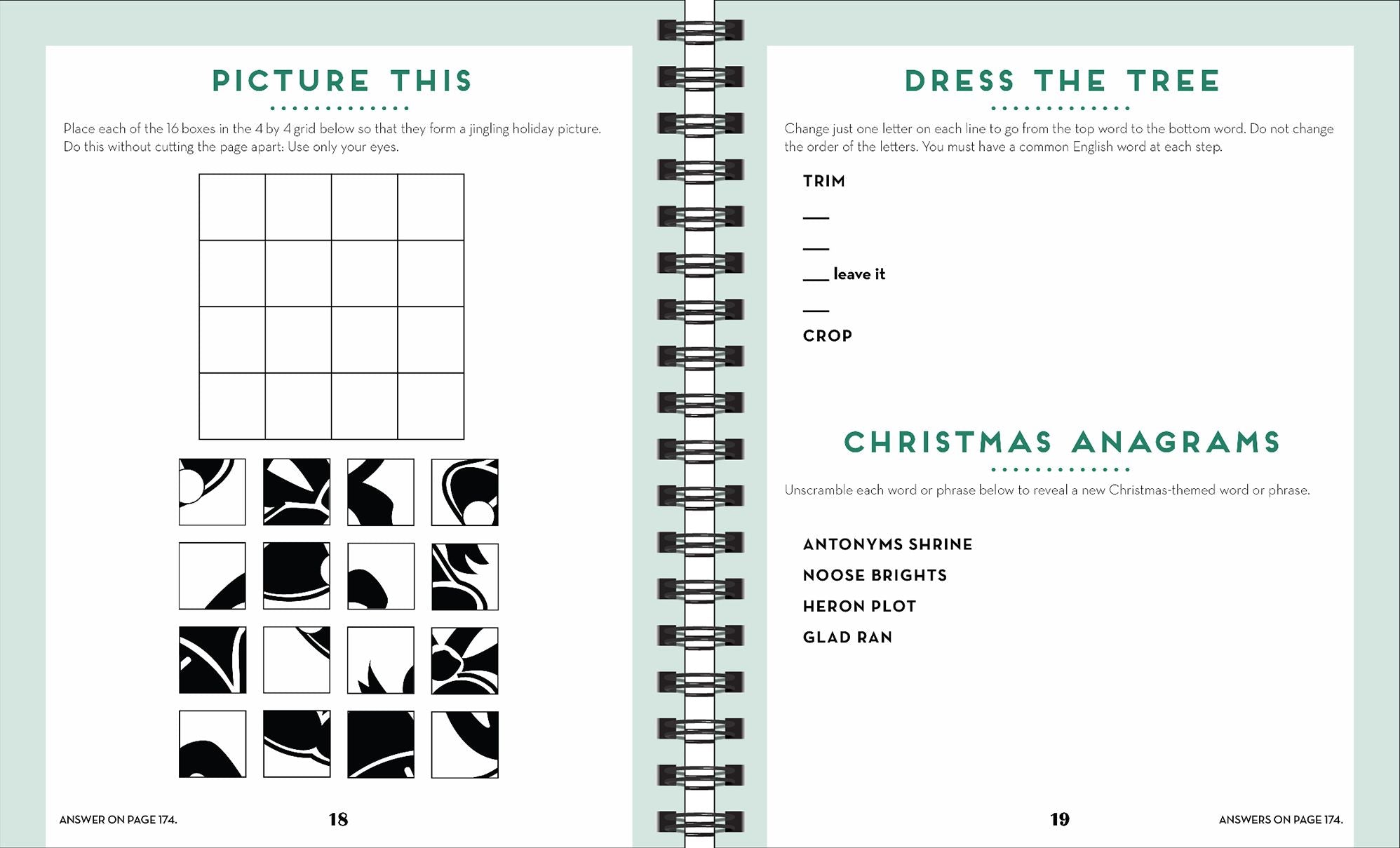 Brain Games Christmas Puzzles